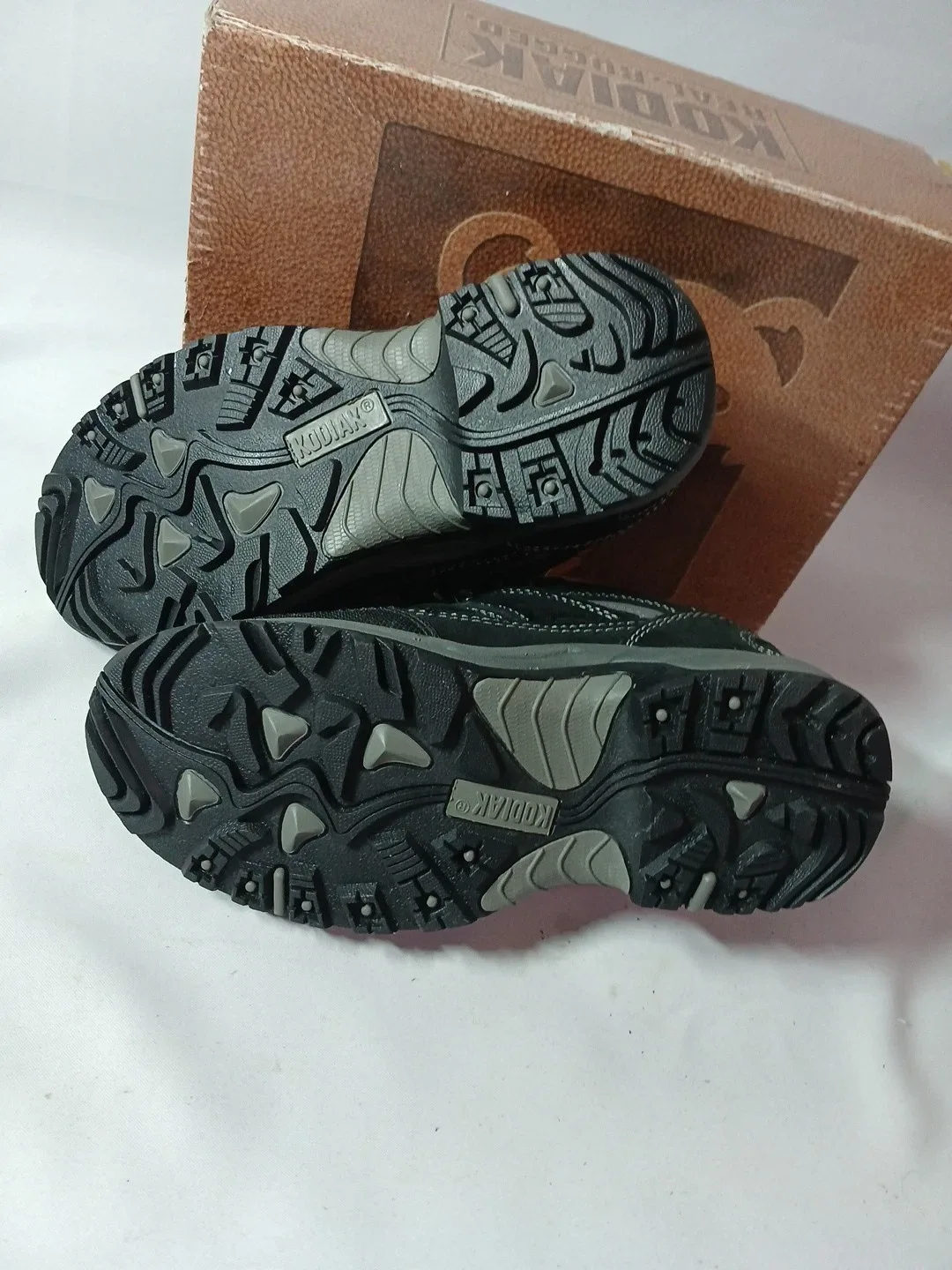 Kodiak Boots Men's Size 7 - Steel Toe, Suede Leather Boots Black image indicator(5)