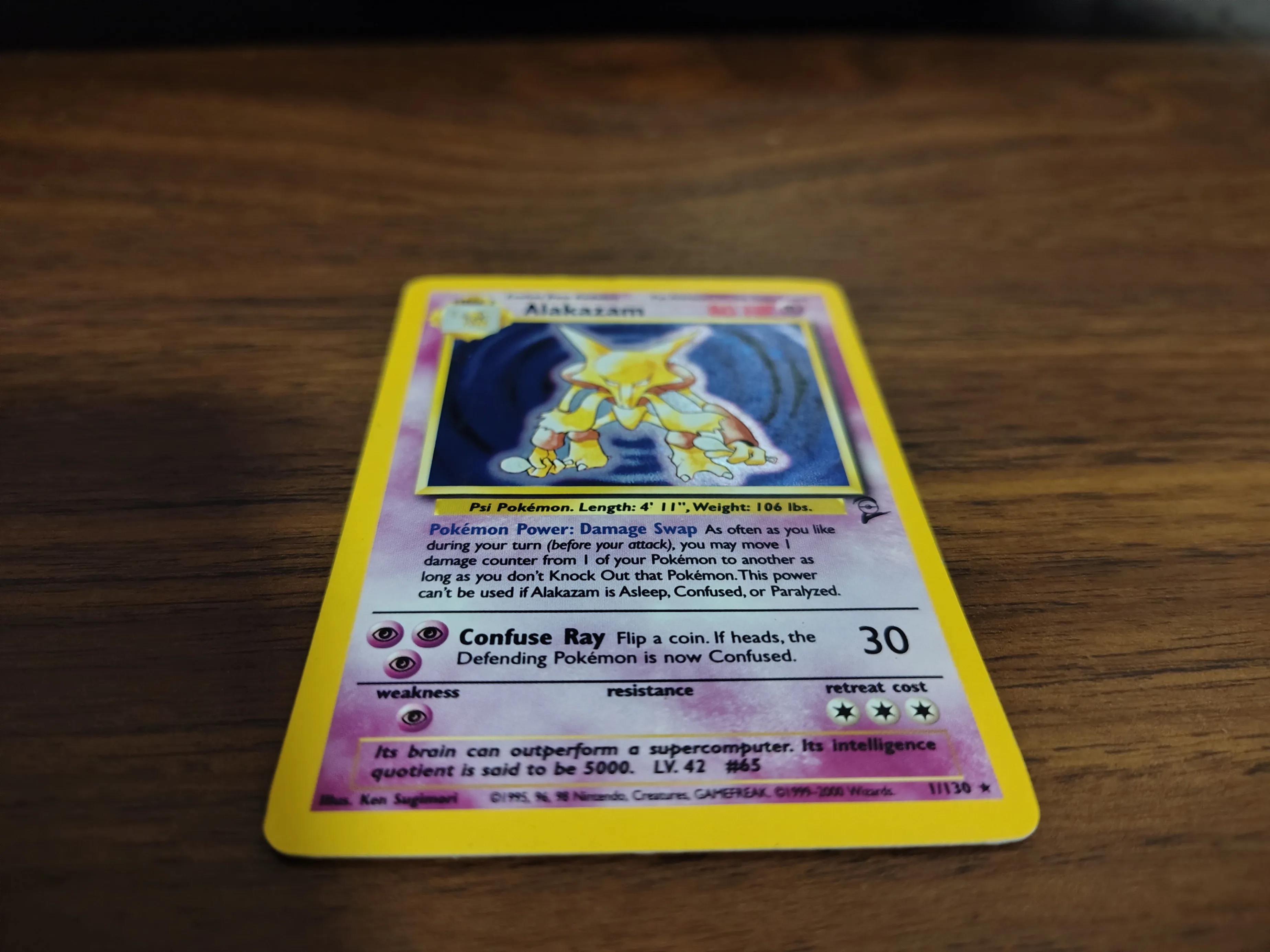 Alakazam - Pokemon Card Holo - Base Set 2 image indicator(2)