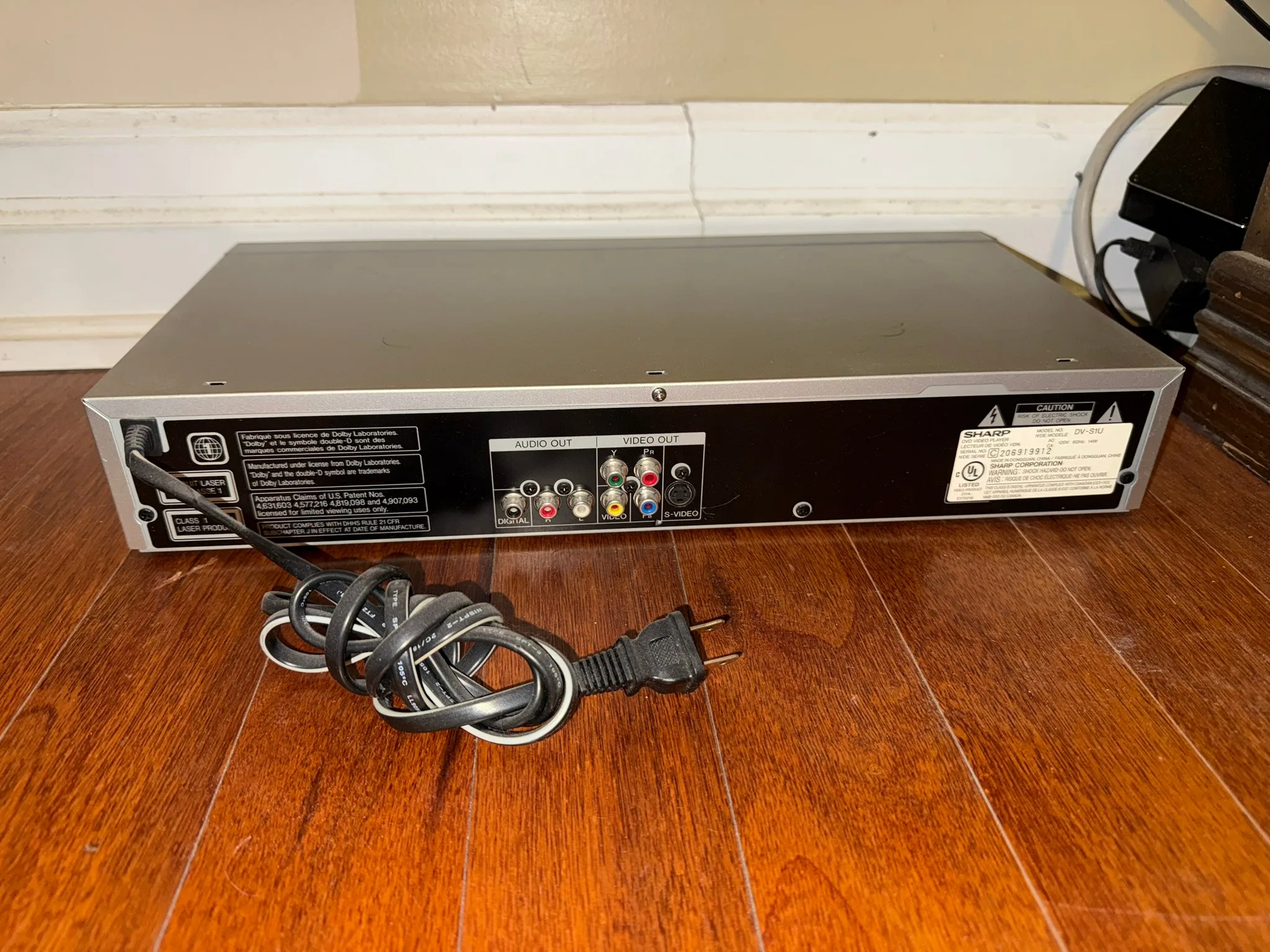 Sharp DV-S1 DVD CD Player image indicator(2)