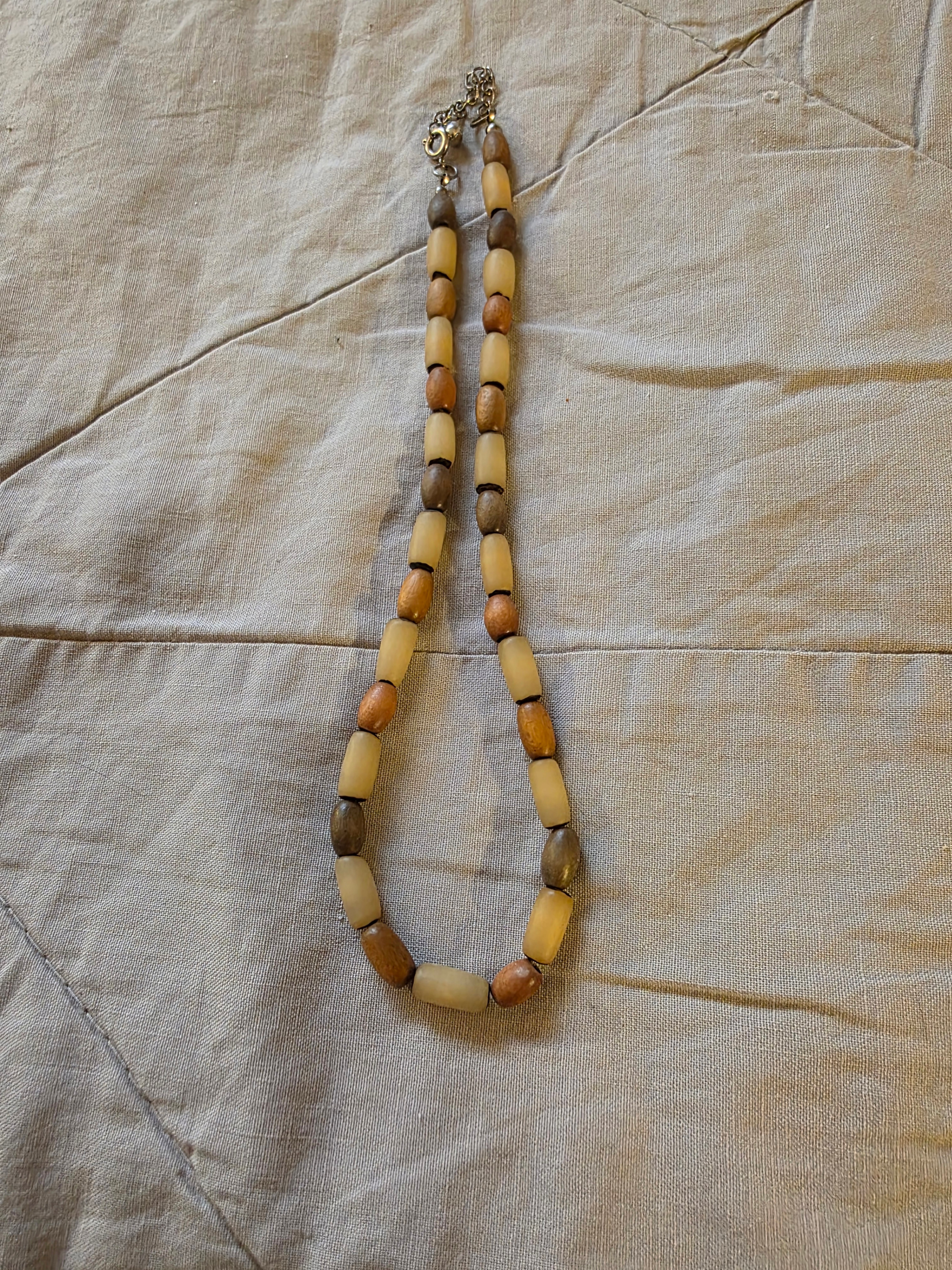 Wooden Bead Necklace 🏆 - photo 2