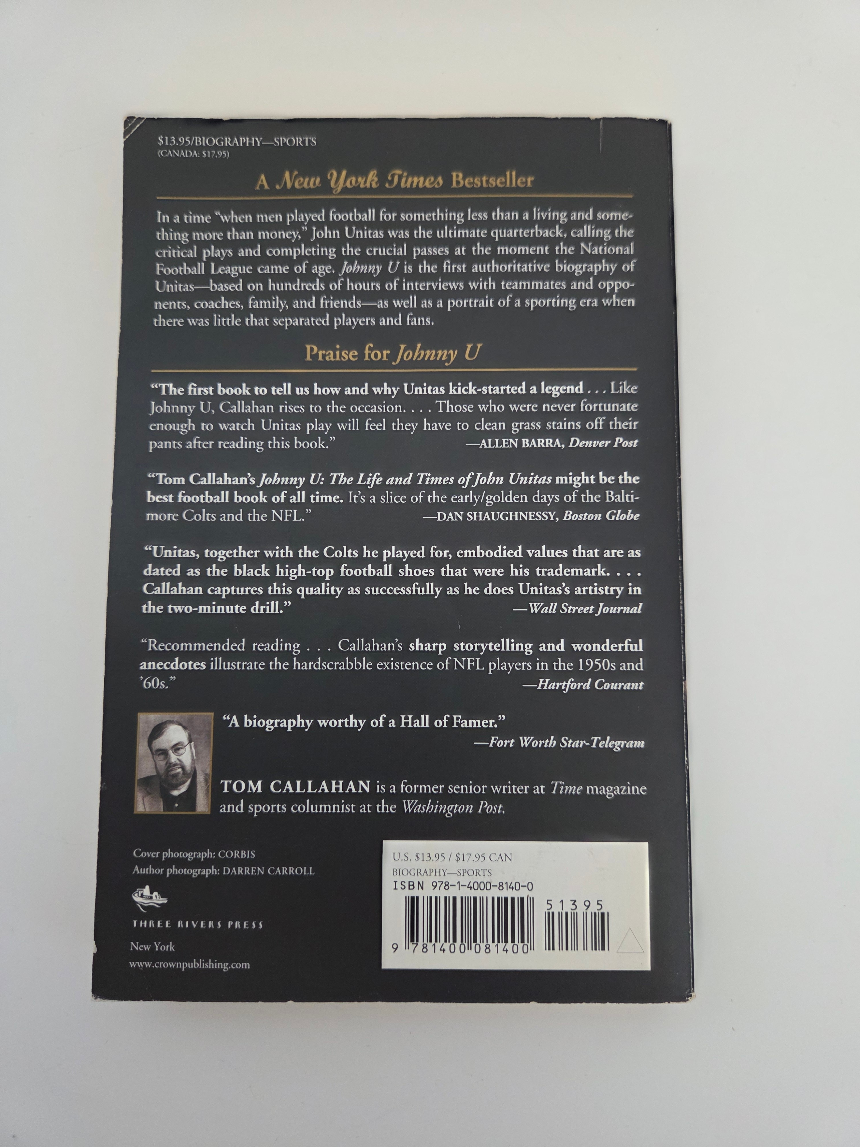 Johnny U: The Life & Times of John Unitas – PB 2006 - photo 2
