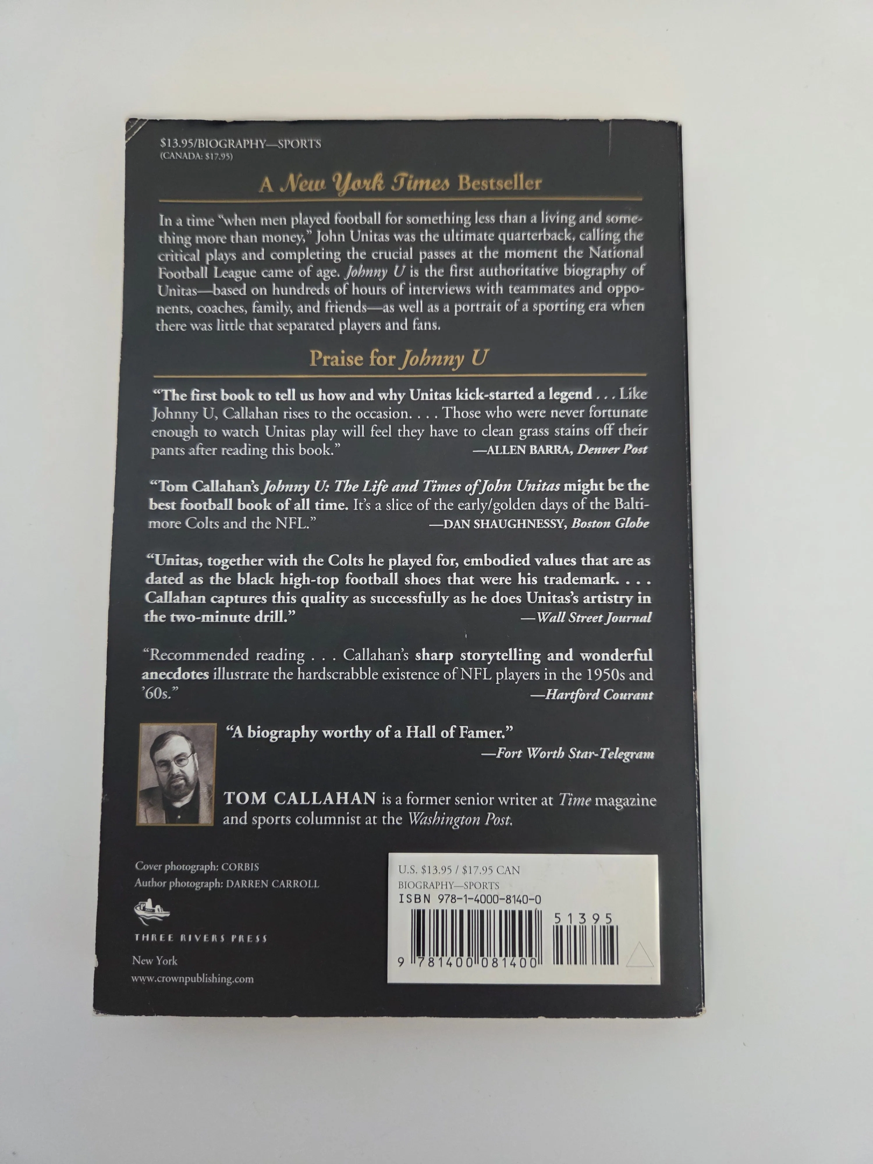 Johnny U: The Life & Times of John Unitas – PB 2006 image indicator(2)