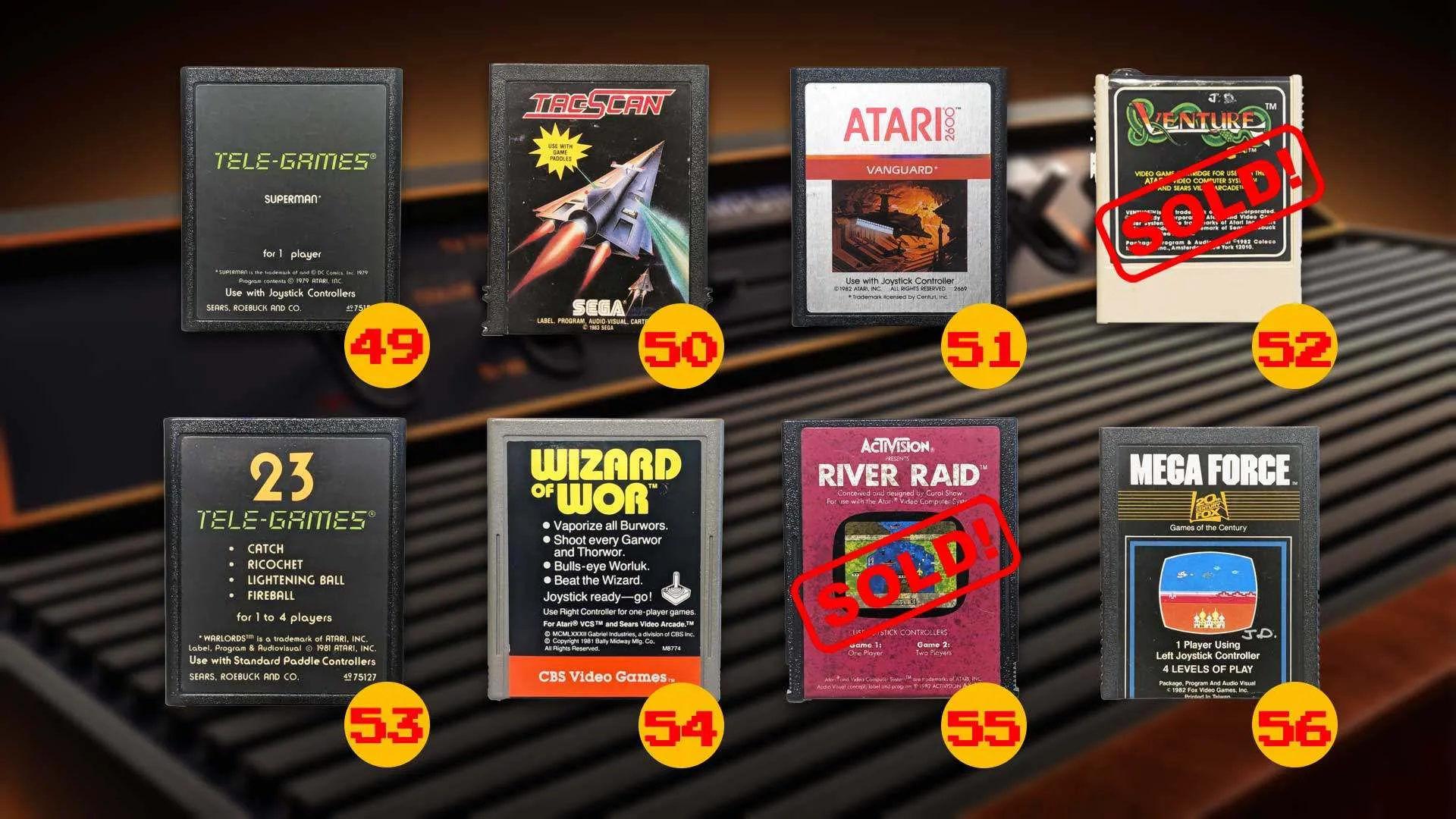 Atari 2600 Game Cartridges - Prices as Marked image indicator(8)