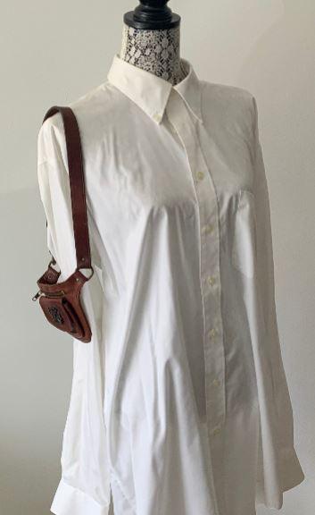Custom Vintage Brown Leather Sporran Hip Purse - photo 3