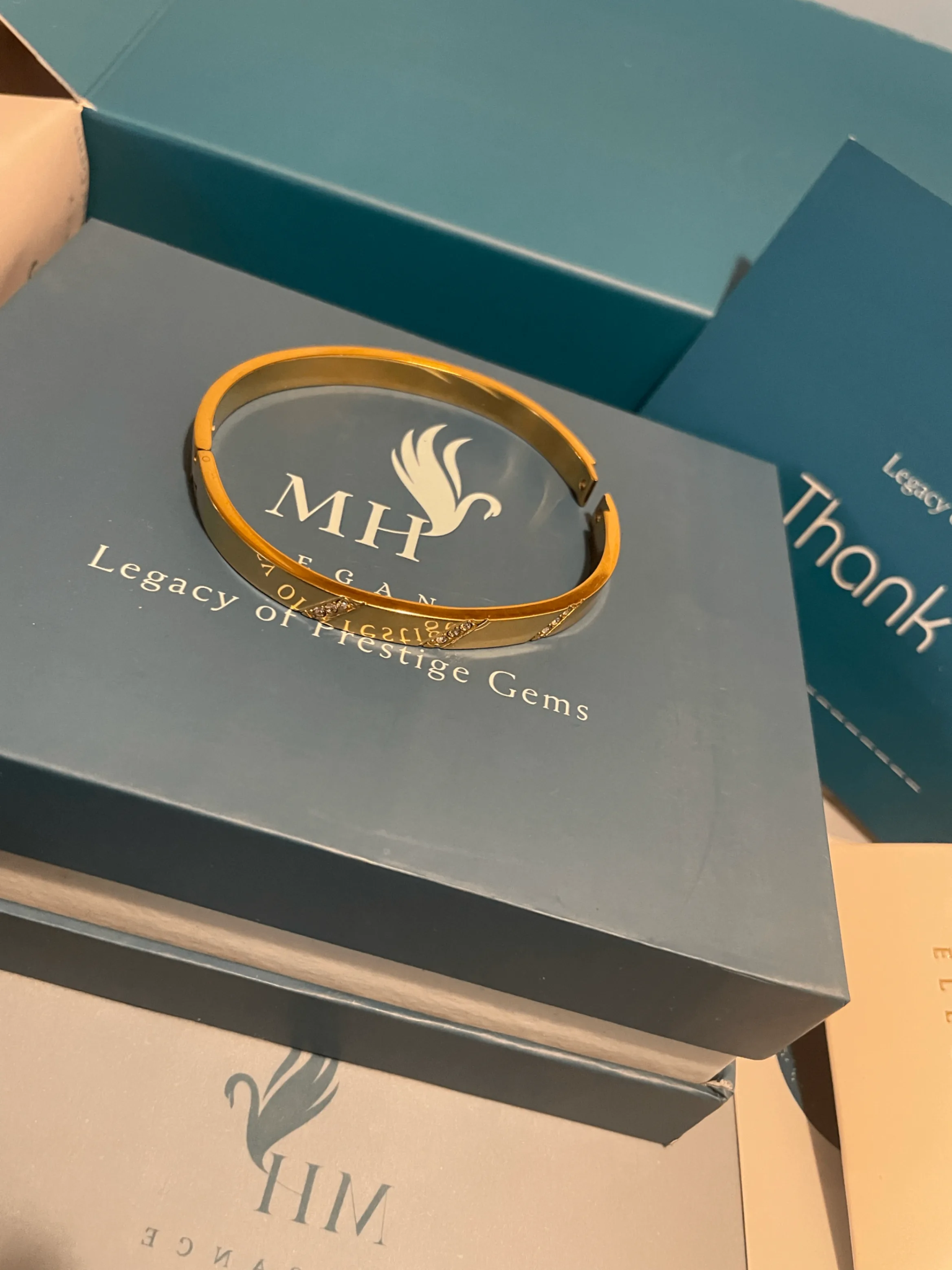 18k Gold Plated Elysian Bangle Bracelet image indicator(6)