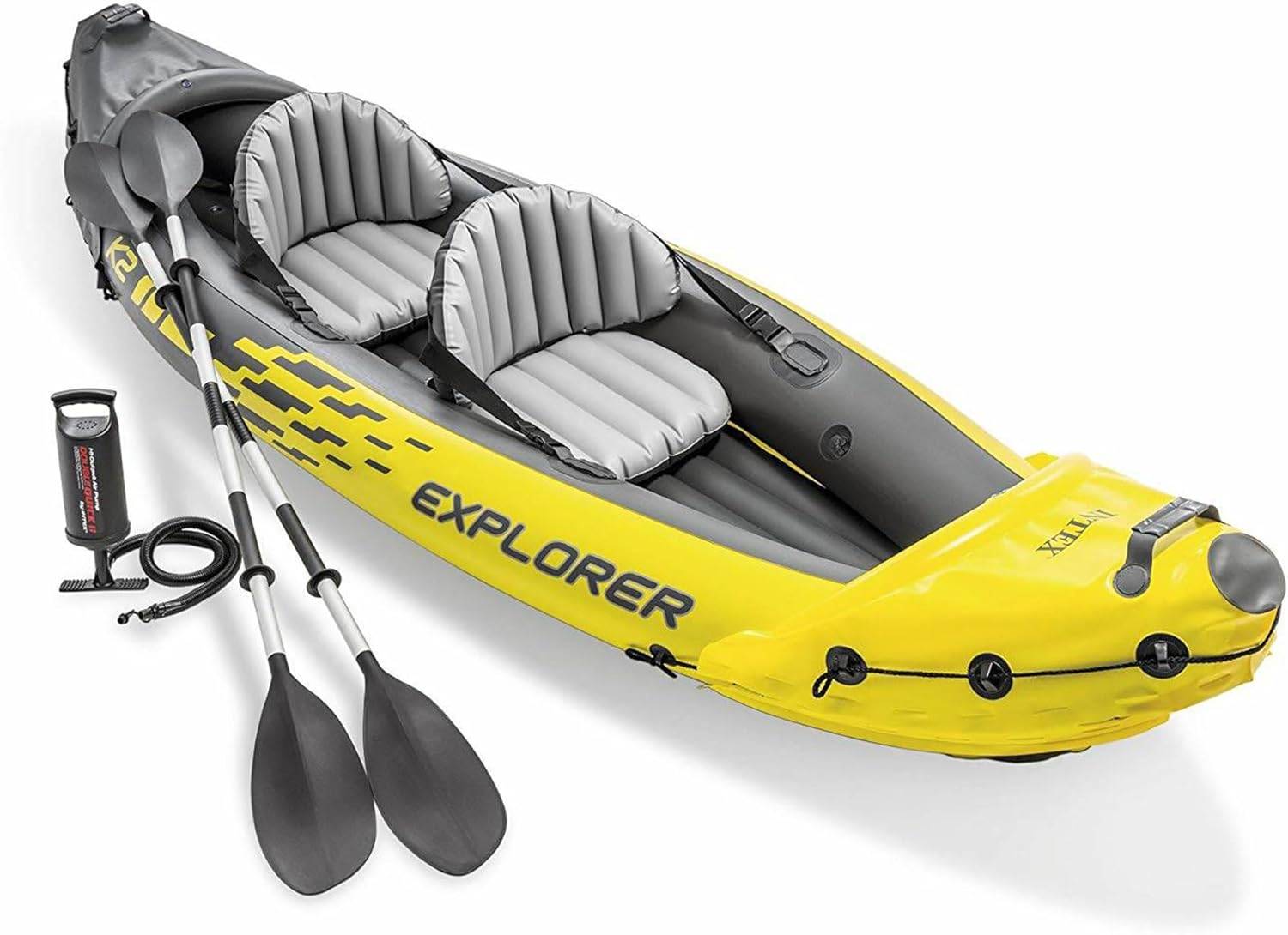 Intex Explorer K2 Inflatable Kayak, 2-Person – Like New - photo 2