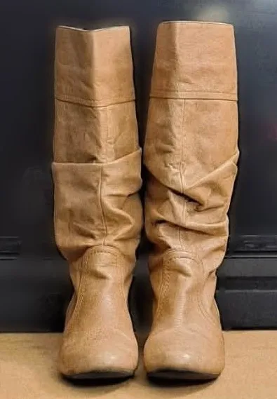 Steve Madden Genuine Leather Slouchy Knee-high Boots image indicator(2)