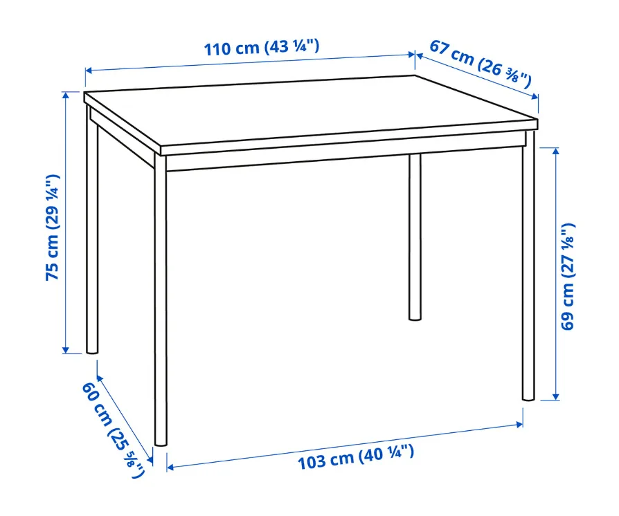 Ikea Sandsberg Table - Black image indicator(3)