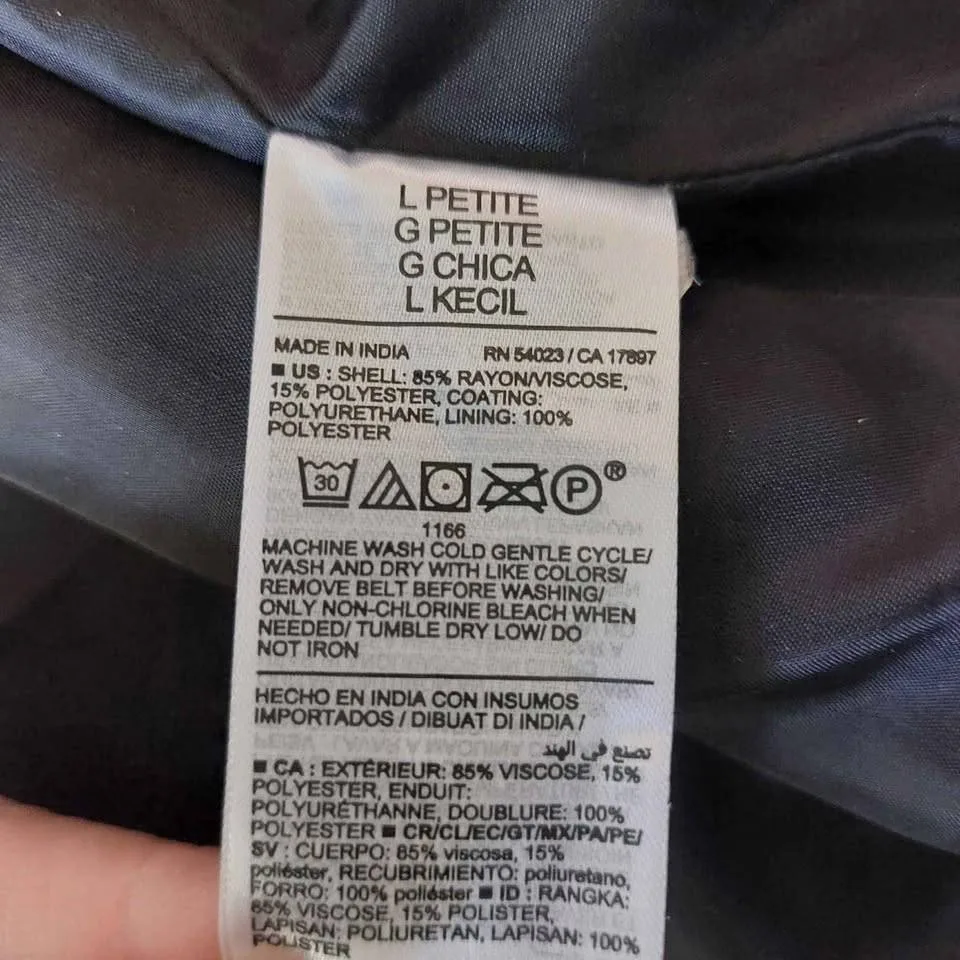 Old Navy Women's Faux Leather Moto Jacket Size L Petite image indicator(2)