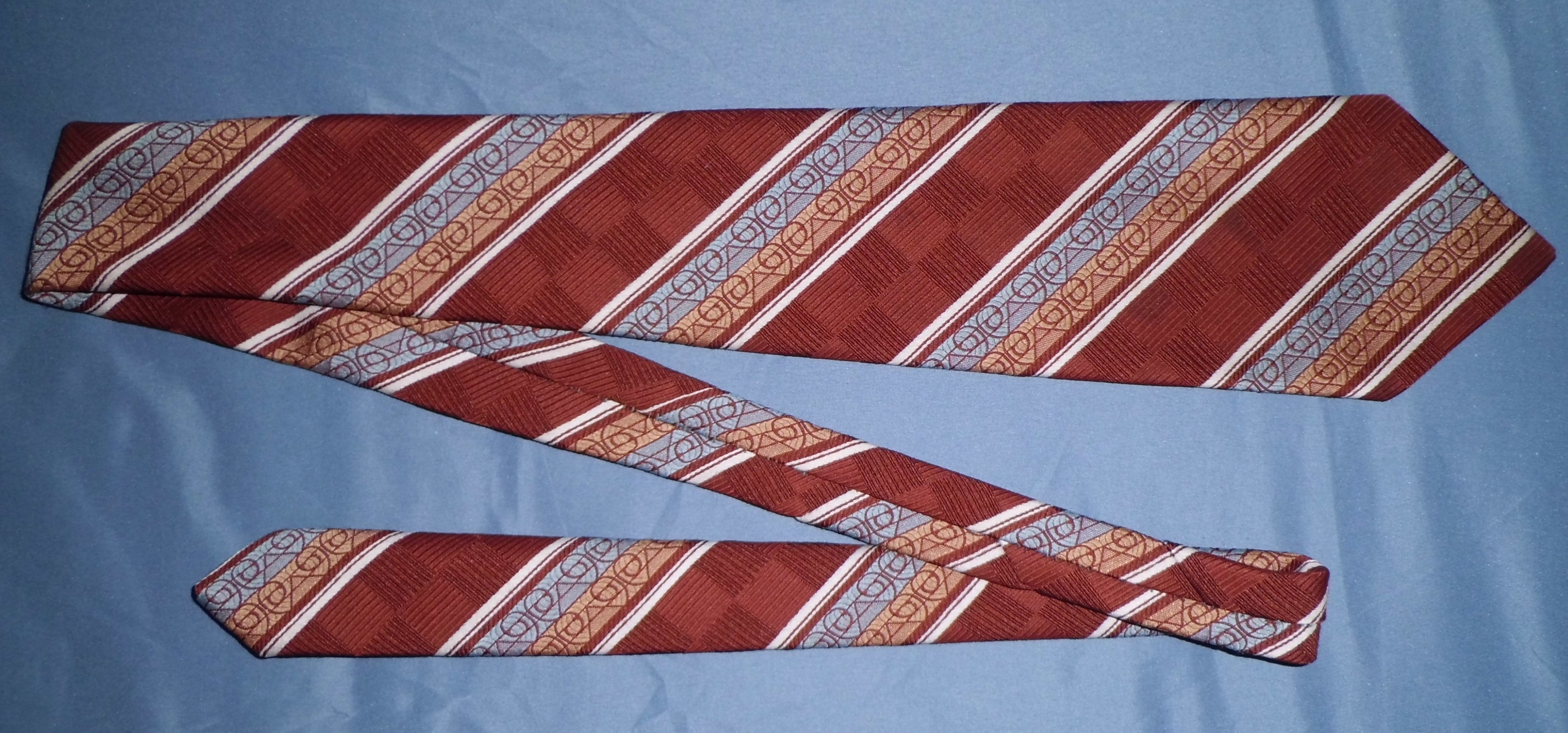 Vintage Viso-Doro Collection Striped Men's Neck Tie 4.25" Wide - photo 2
