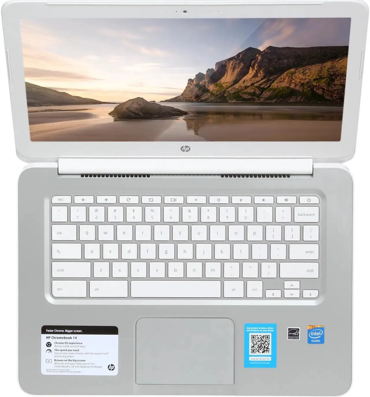 Laptop 15" HP ChromeBook White look brand NEW image indicator(4)