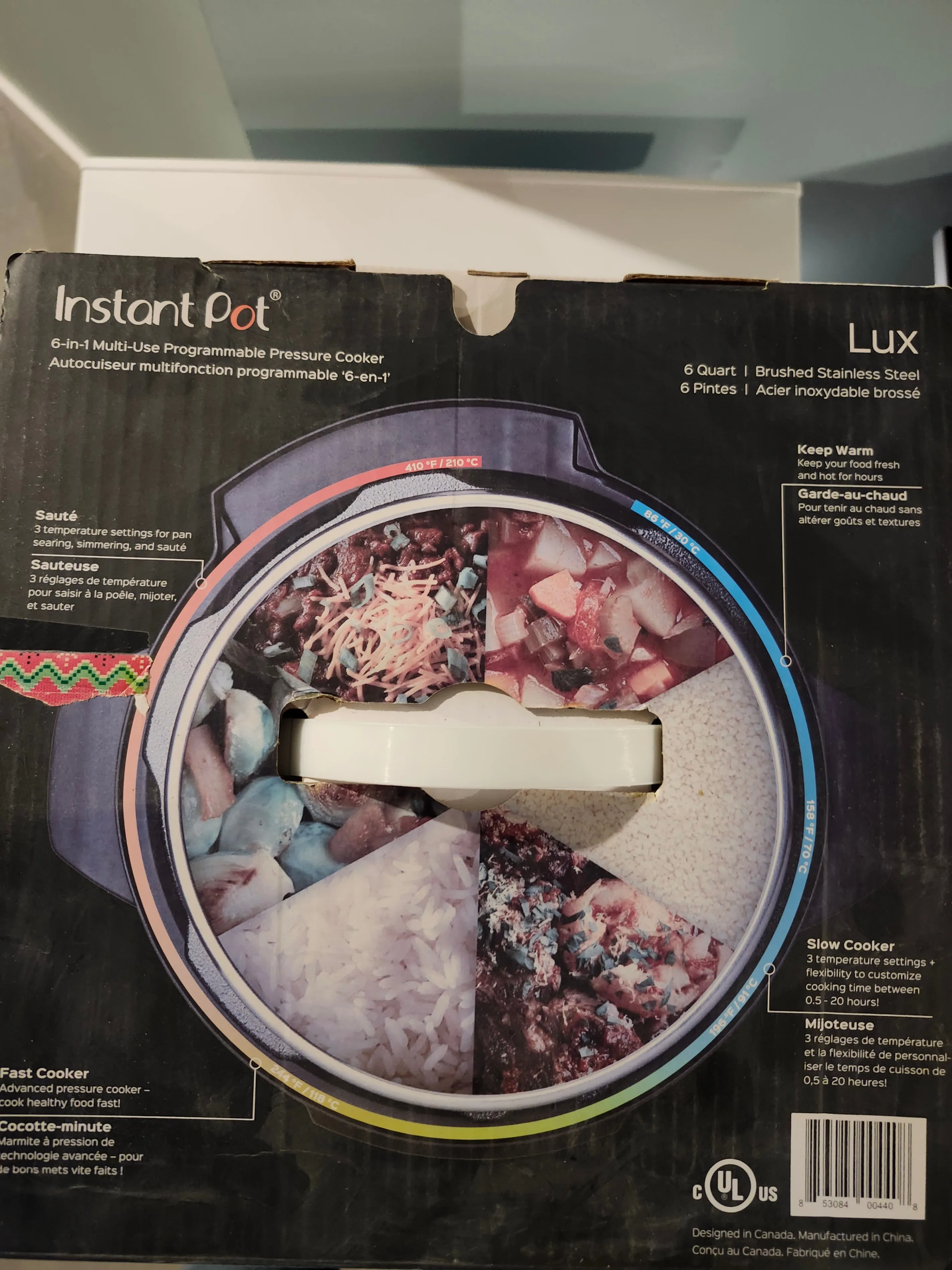 INSTANT POT LUX 6 in 1 Program. Pressure Cooker, New Never USED! image indicator(4)