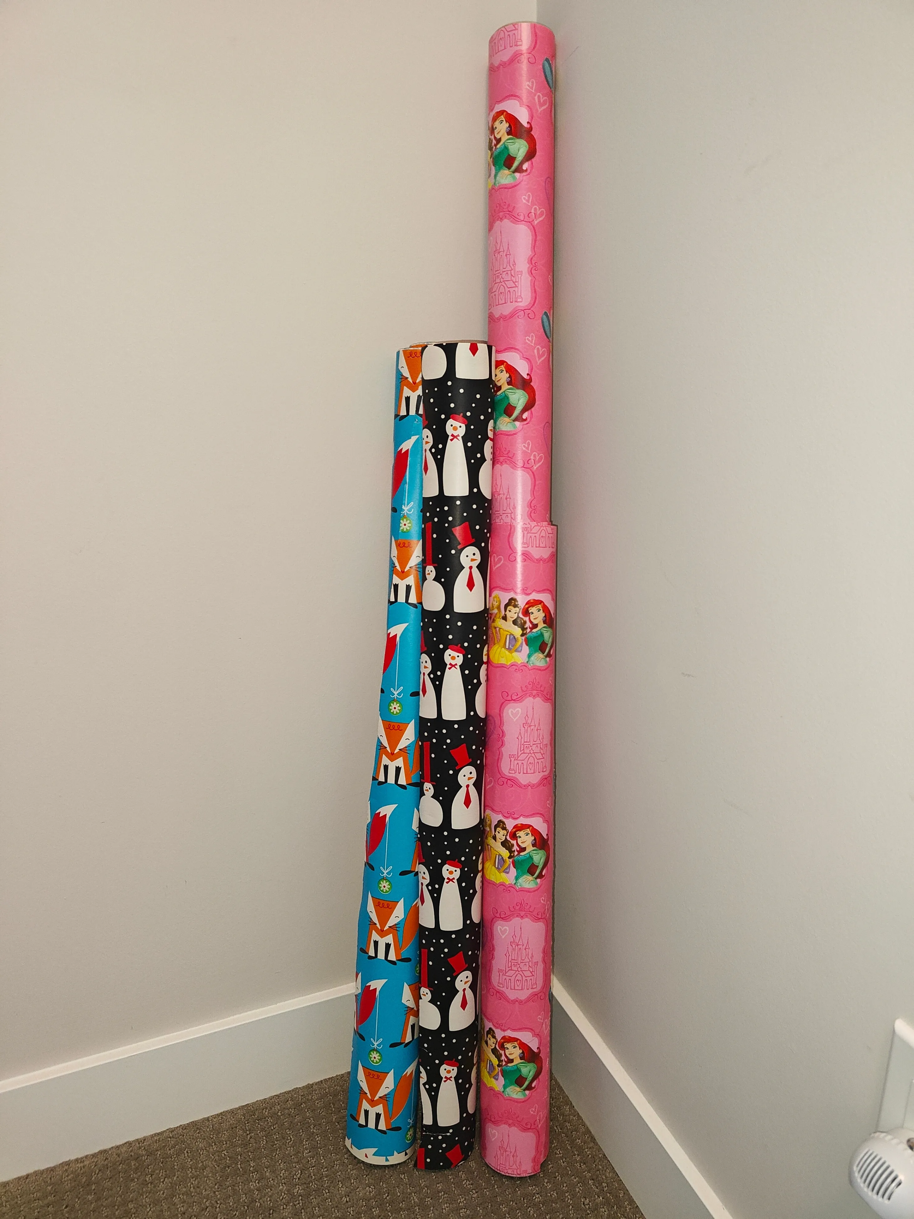 Christmas Wrapping Paper - Holiday Gift Wrap - 3 Rolls (OPEN) thumbnail