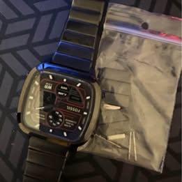 Fossil (Retro Analog - Digital Black Men's Watch) - photo 2