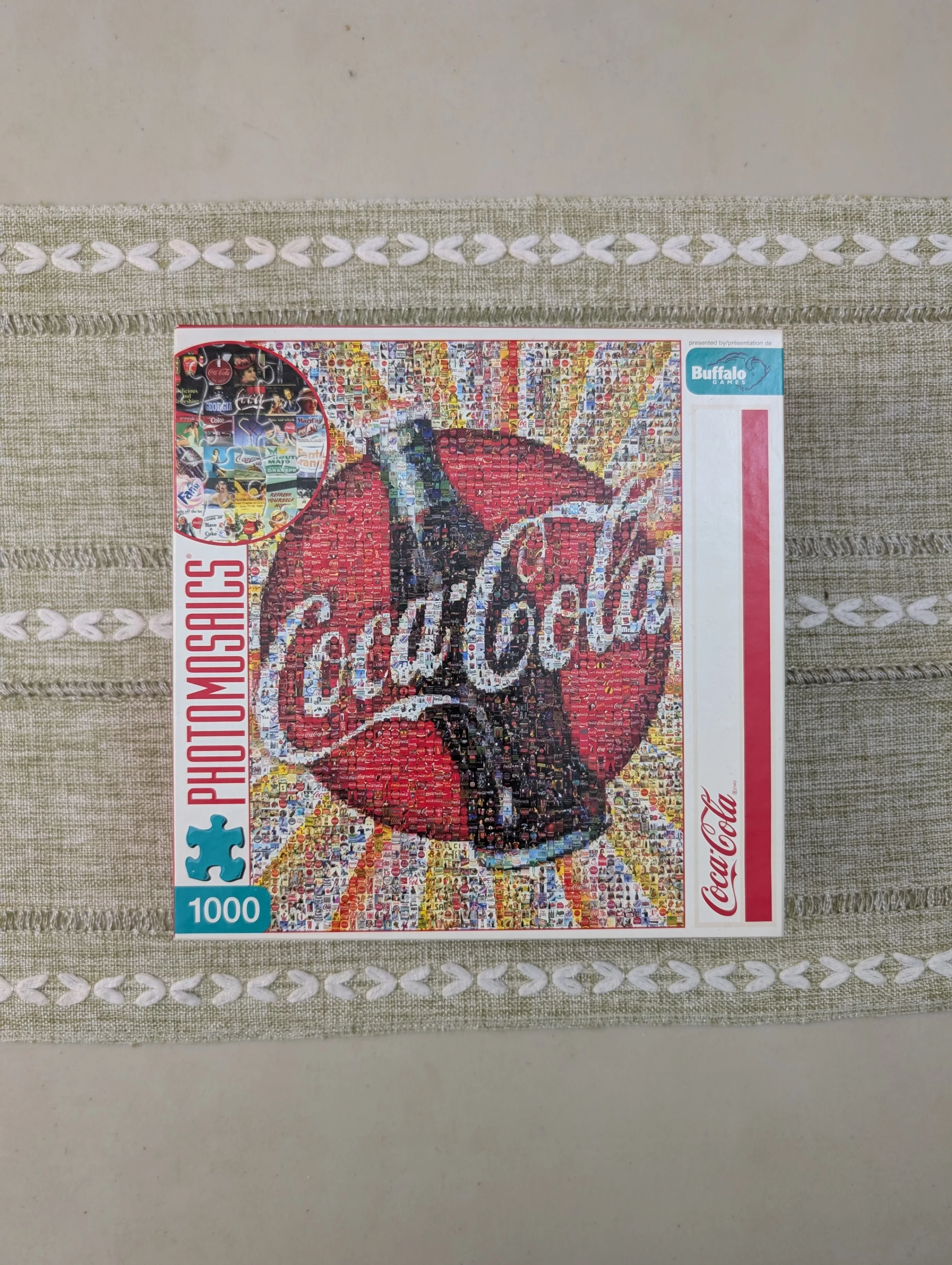 Buffalo Coca-Cola Photomosaics 1000 Piece Puzzle