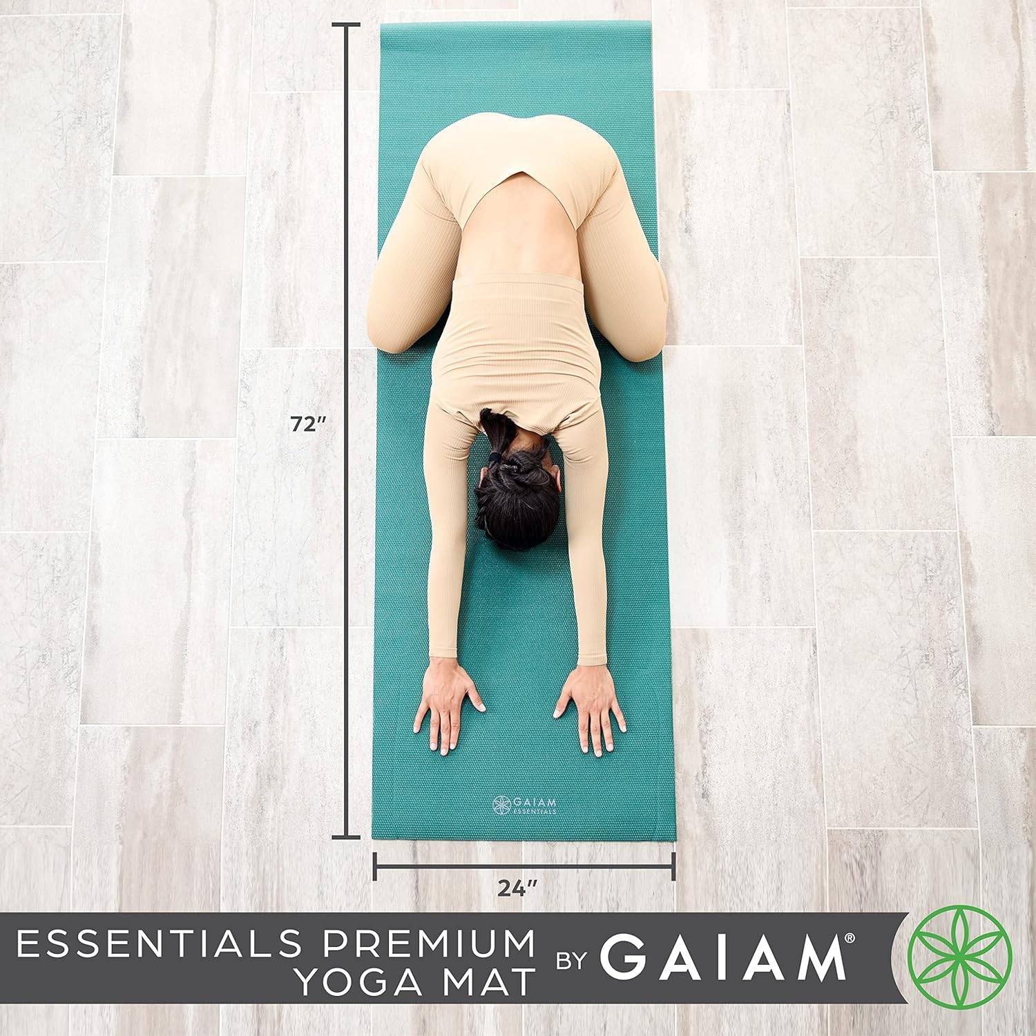 Premium Yoga Mat with Carrying Sling – Black - photo 5