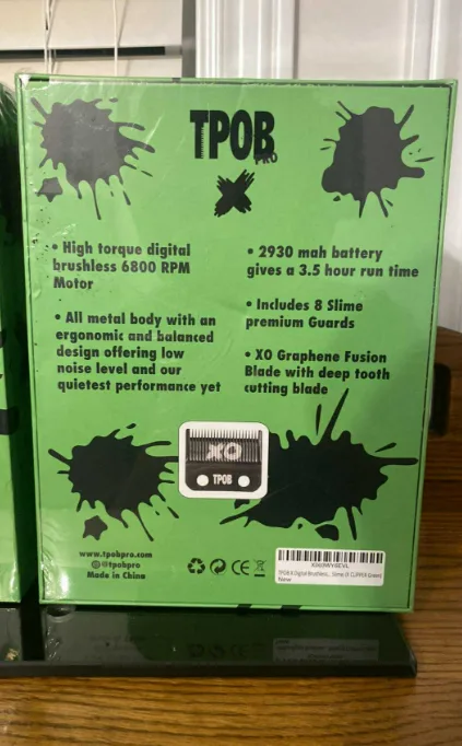 TPOB X Professional Digital Brushless Hair Clippers image indicator(3)