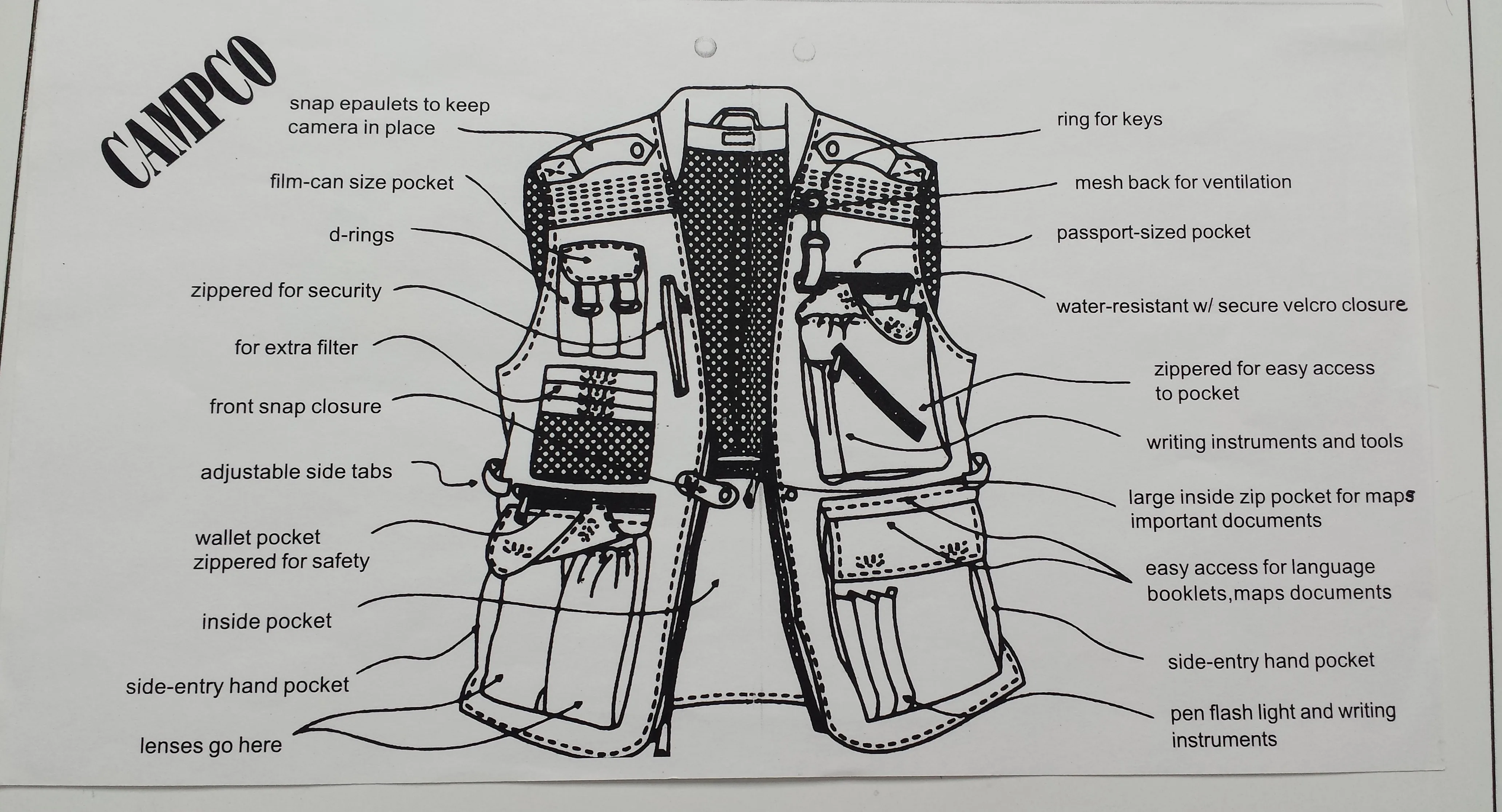 HUMVEE Safari / Photo Vest image indicator(6)