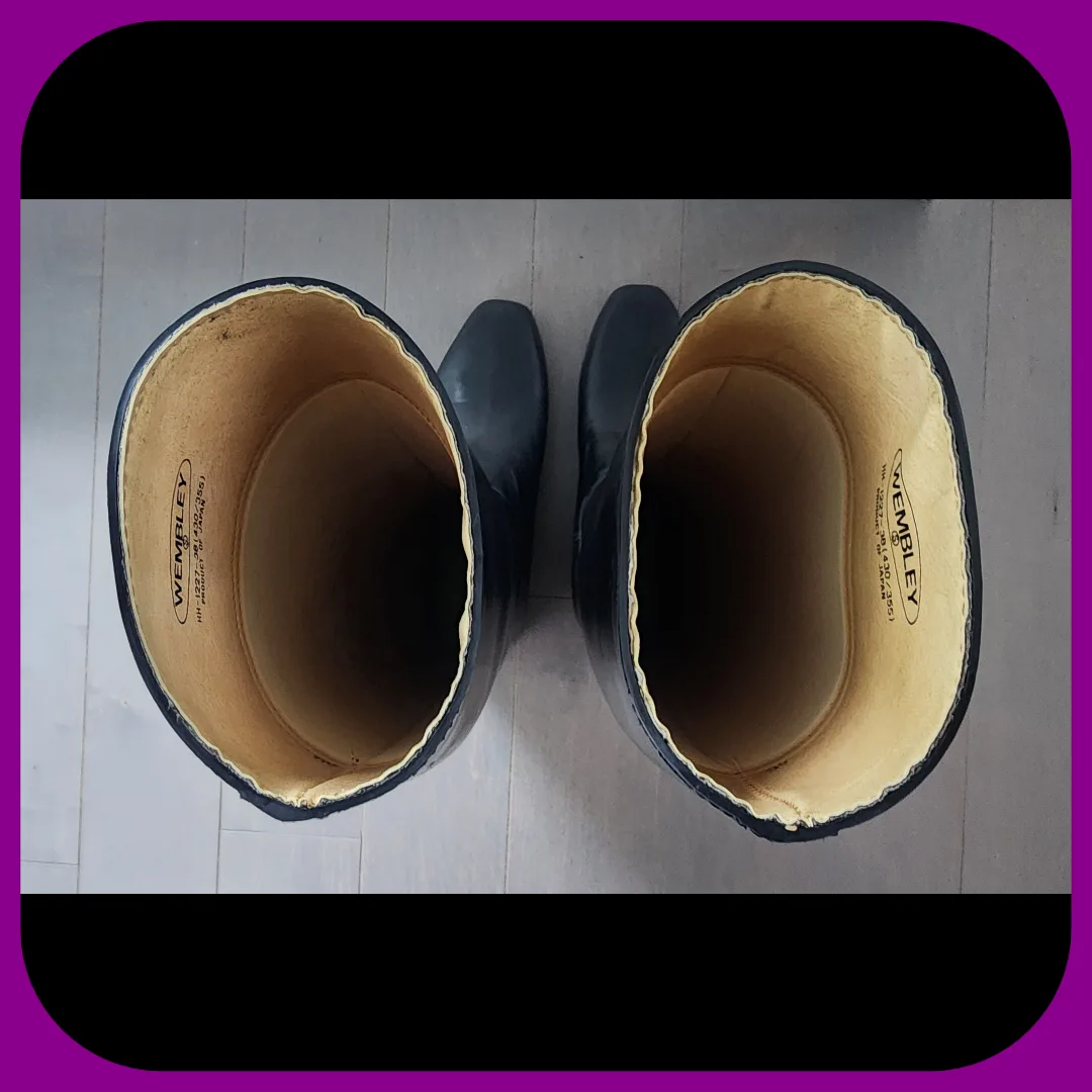WEMBLEY || Rubber Equestrian Riding Boots (SIZE 38) image indicator(4)