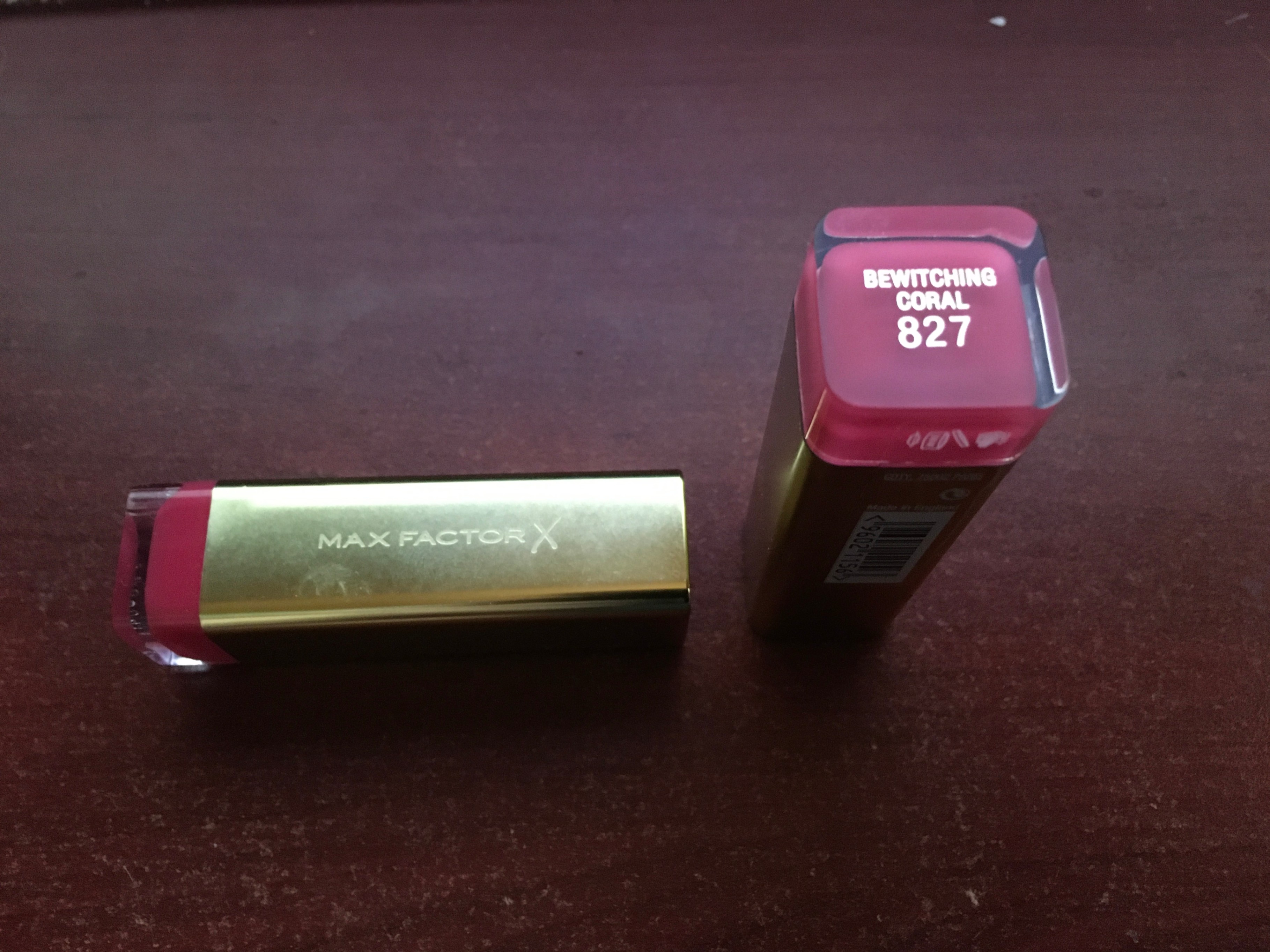 Max Factor X Bewitching Coral 827 Lipstick
