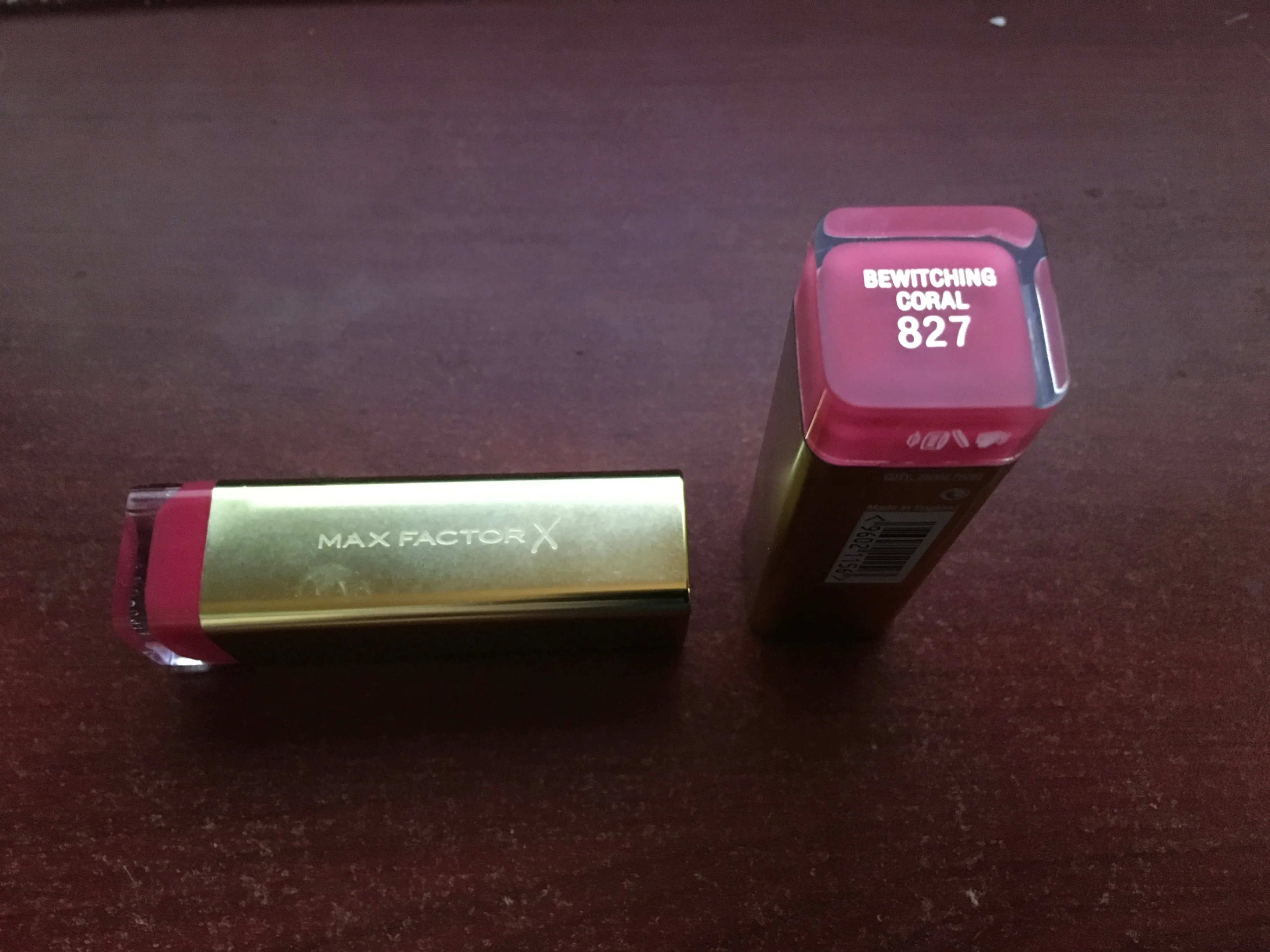 Max Factor X Bewitching Coral 827 Lipstick