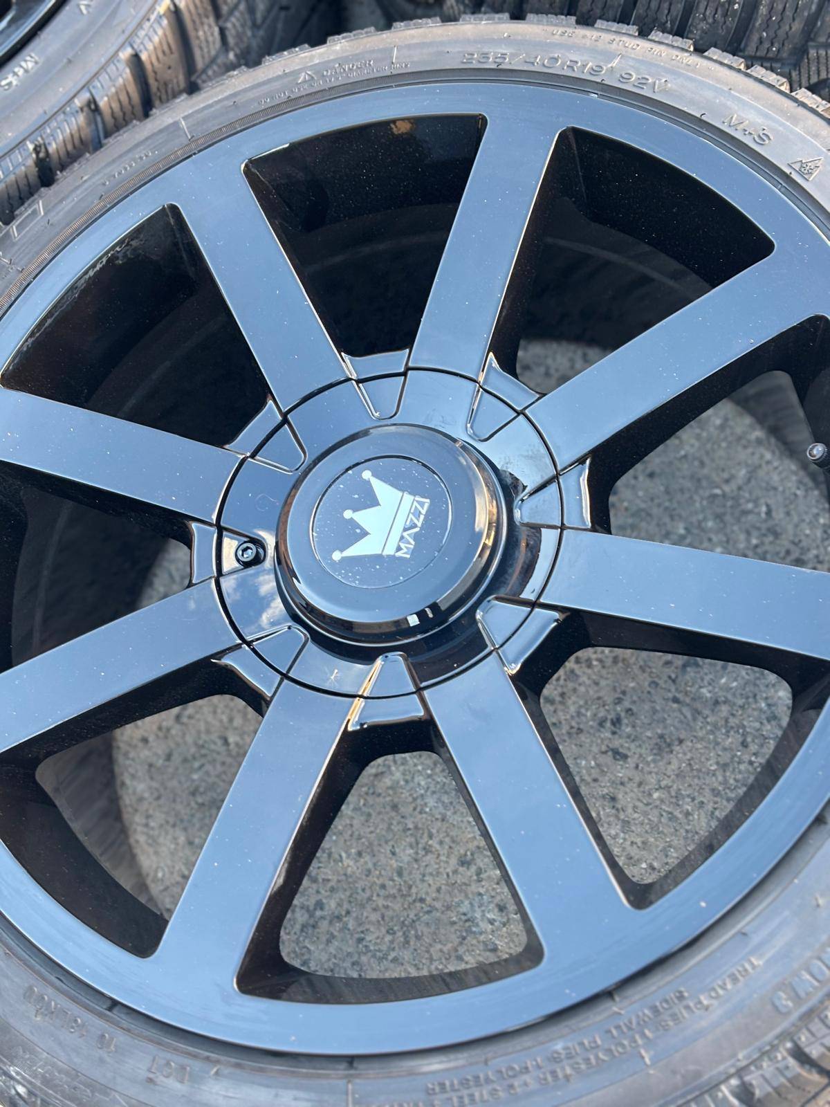 NEW 19”Mazzi rims(5x114)+255/45/R19 snows- TESLA Model Y - photo 2