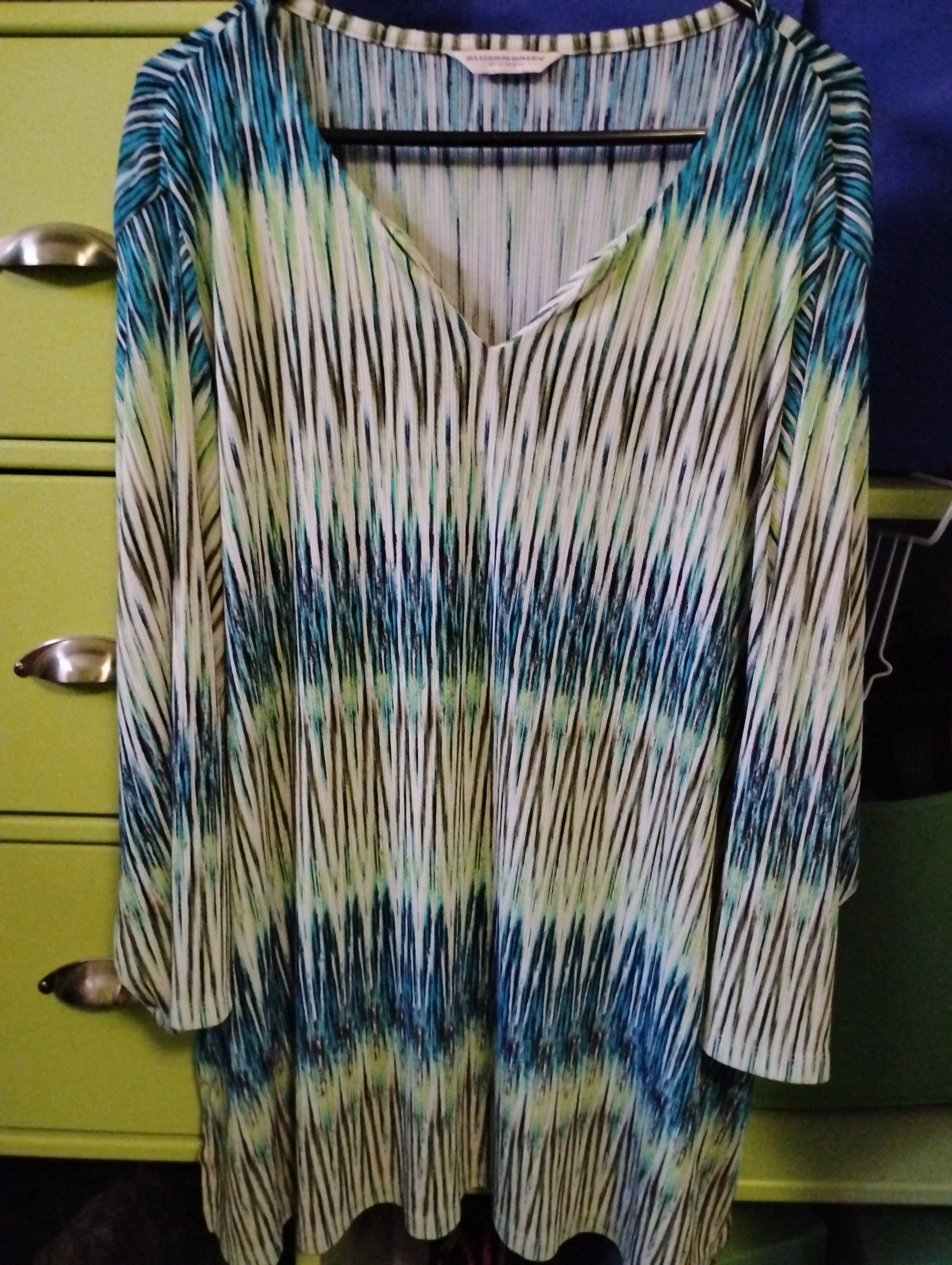 Allison Daley 3/4 Sleeve Blouse — Size 2X (Like New Condition) thumbnail
