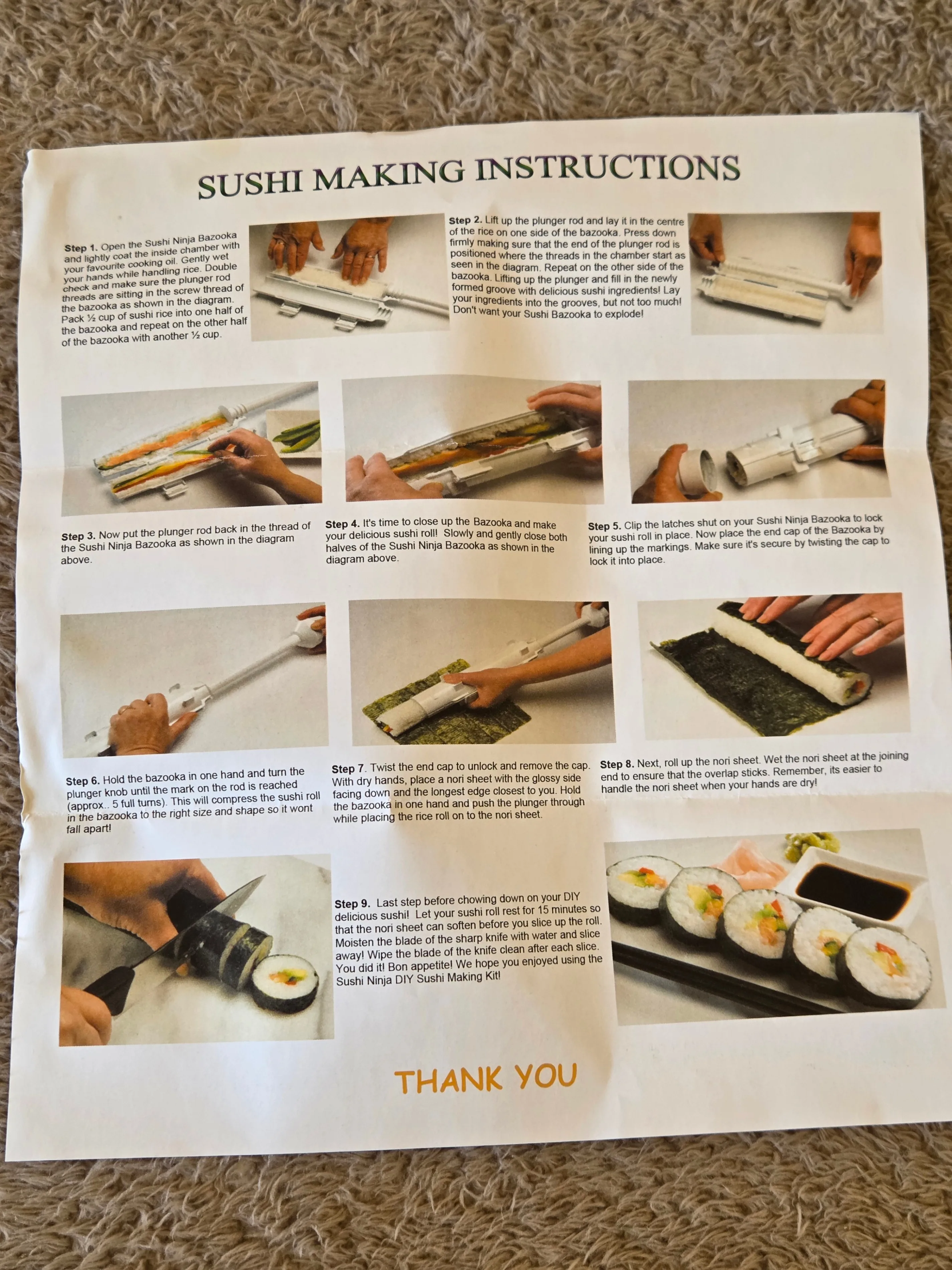 LexaLS Sushi Kit – Bazooka, 2 Mats, Slicer image indicator(7)