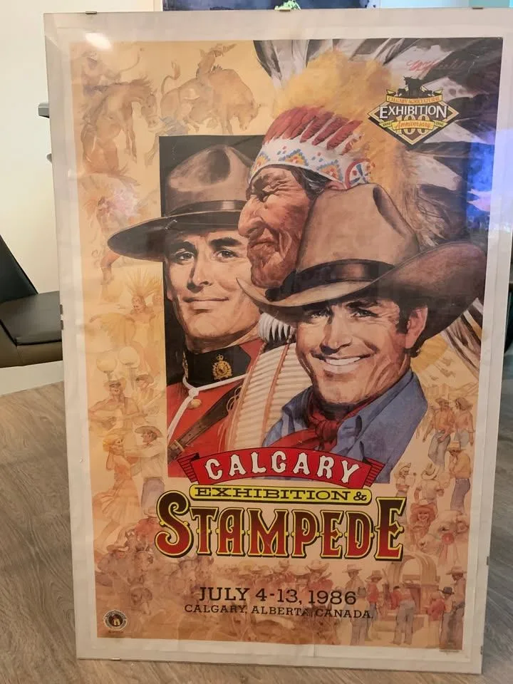 1986 Calgary Stampede poster