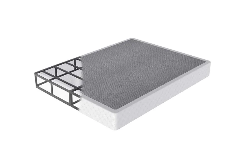 QFTIME 9" Metal Queen Box Spring, Mattress Foundation,Heavy-Duty