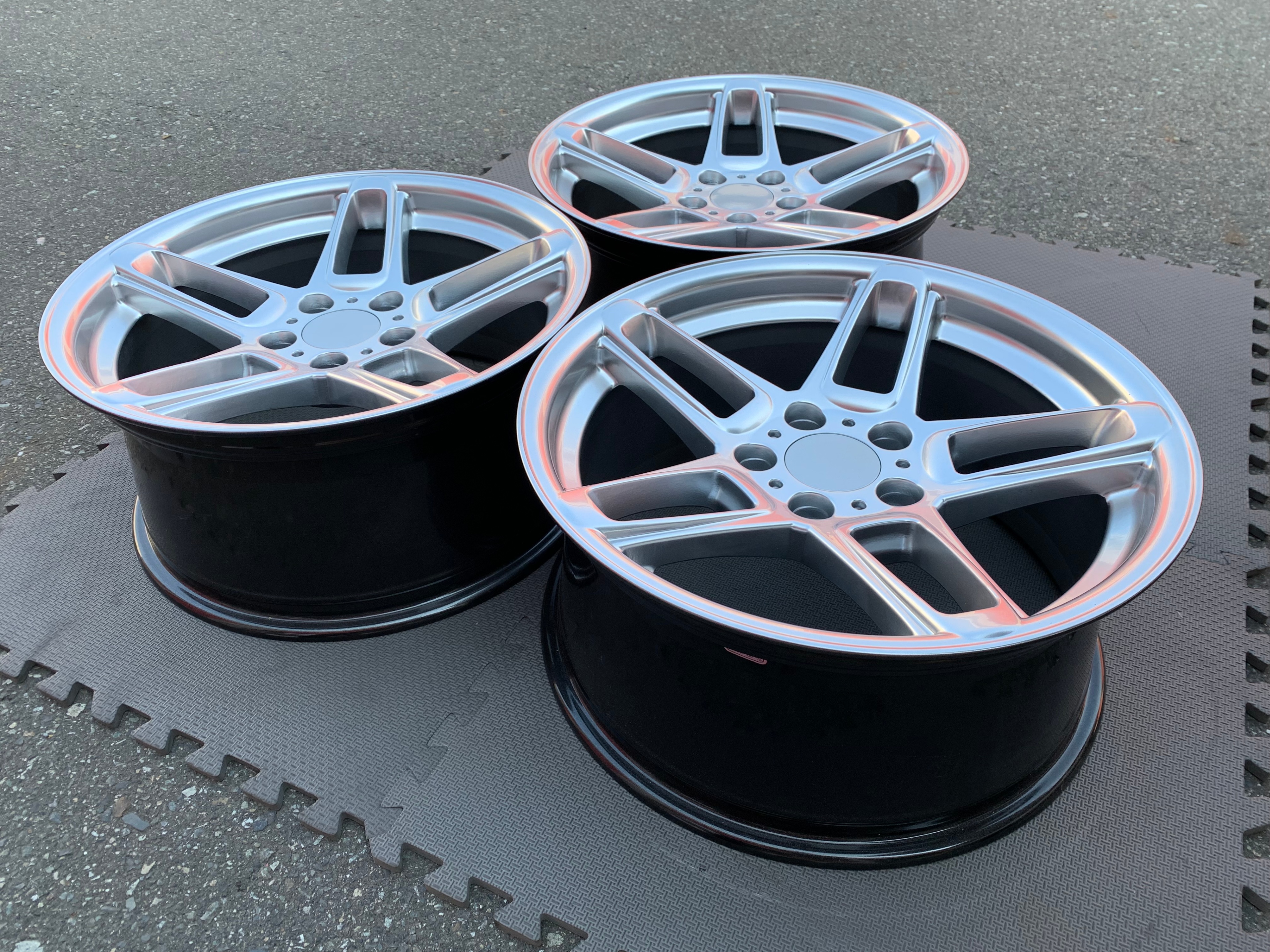 Set of 3 X 18X8.5 ET15 AC Schnitzer Type 3 Germany AB-Eintz Reps - photo 2