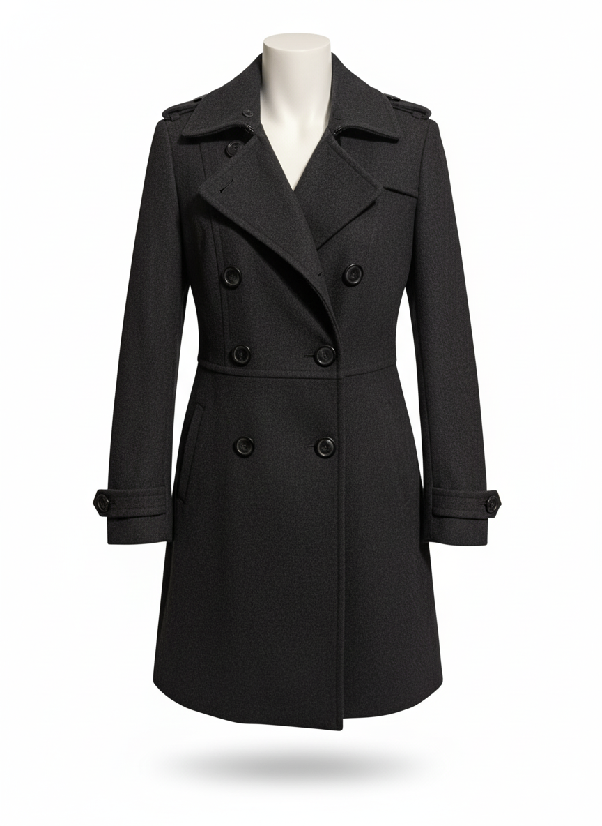 🖤 Banana Republic Wool Blend Double-Breasted Peacoat – W's S/P 🖤 - photo 2