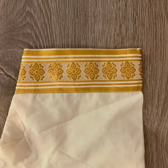 From India - hand woven salwar kameez + shawl. image indicator(3)