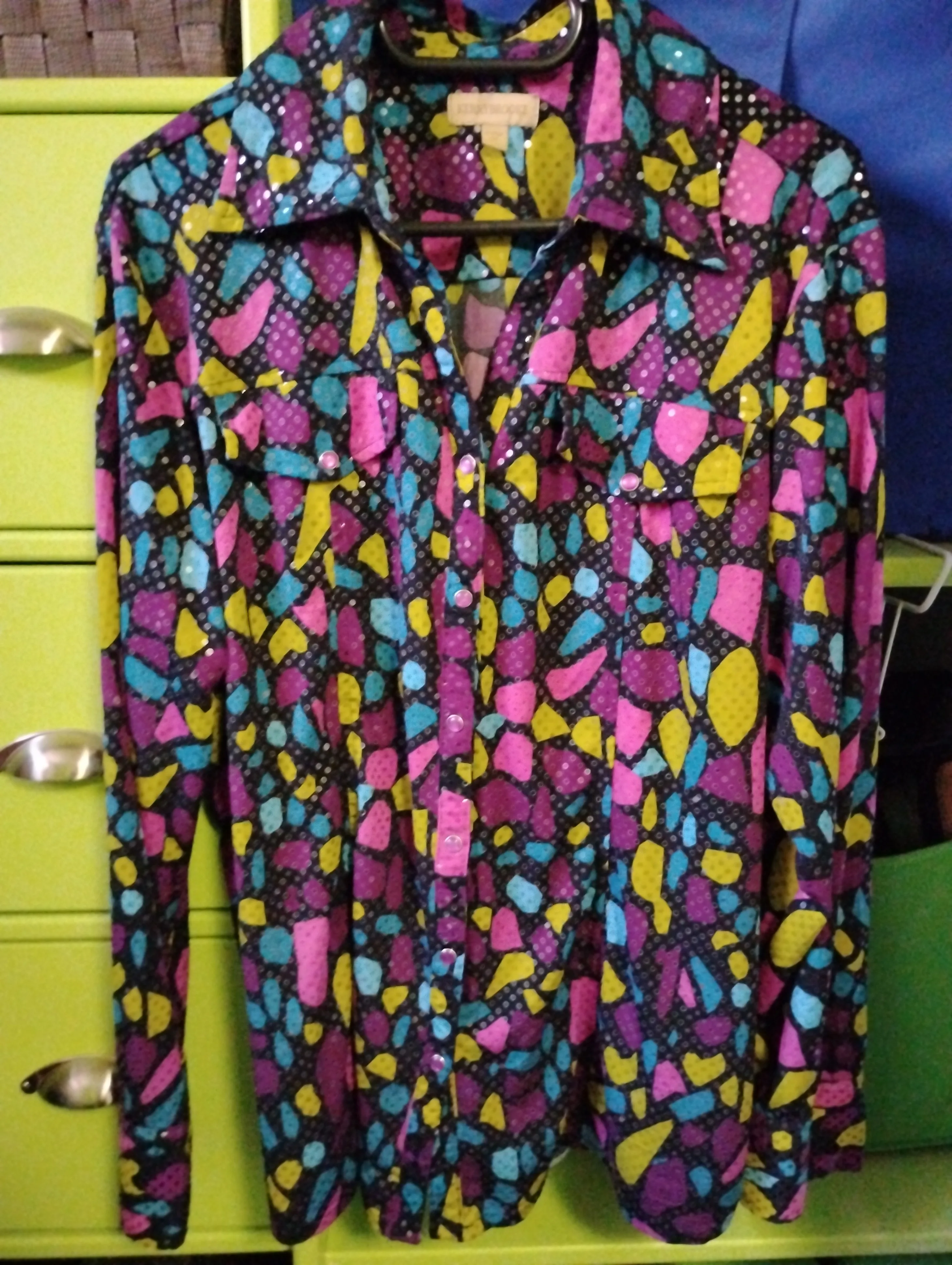 Women’s Long Sleeve Blouse — Size 1X (Like New Condition) thumbnail