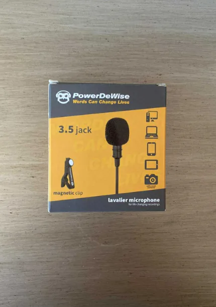 PowerDeWise Professional Grade Lavalier Clip On Microphone Kit thumbnail