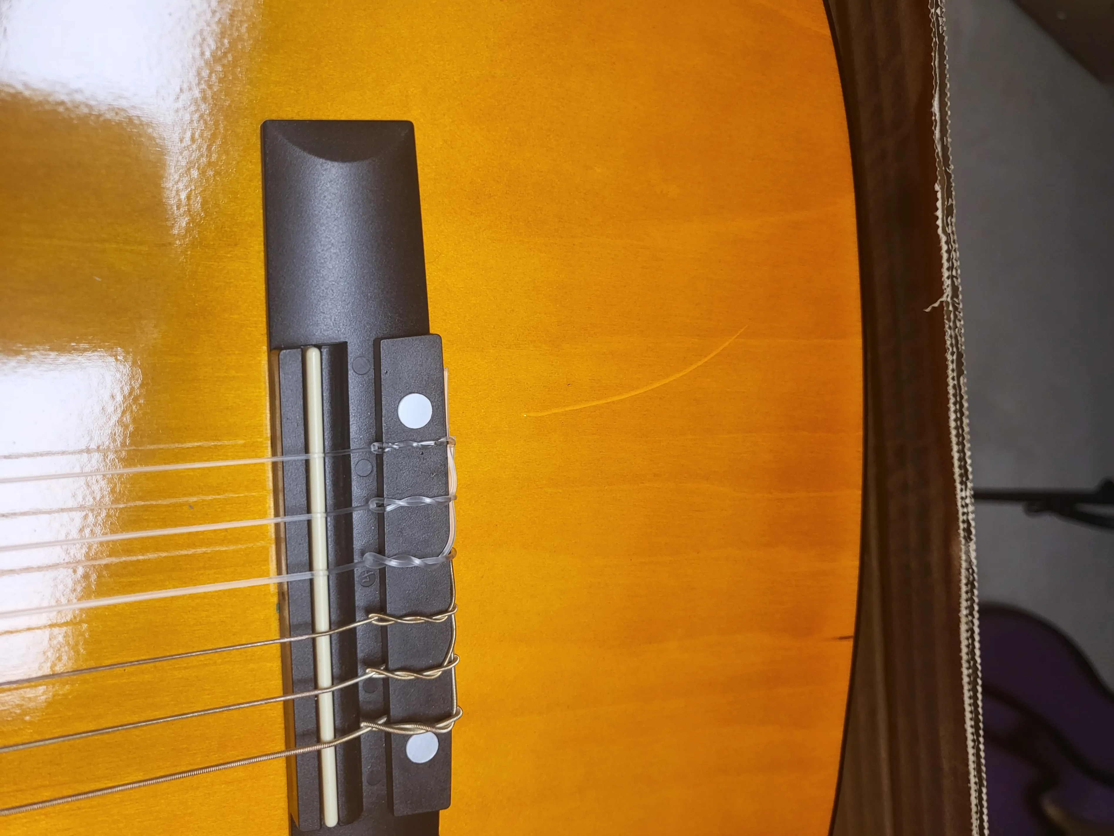 Brand New 38" Classical Guitar – Nylon Strings + Bag & Picks image indicator(3)