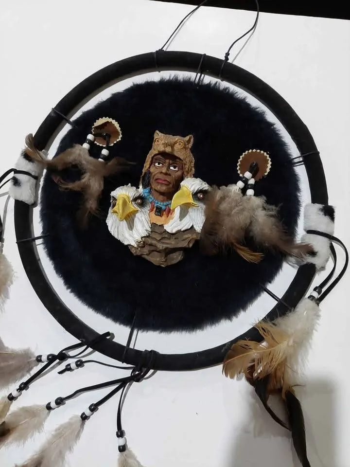 Native American dream catcher decor art 14.5" image indicator(6)