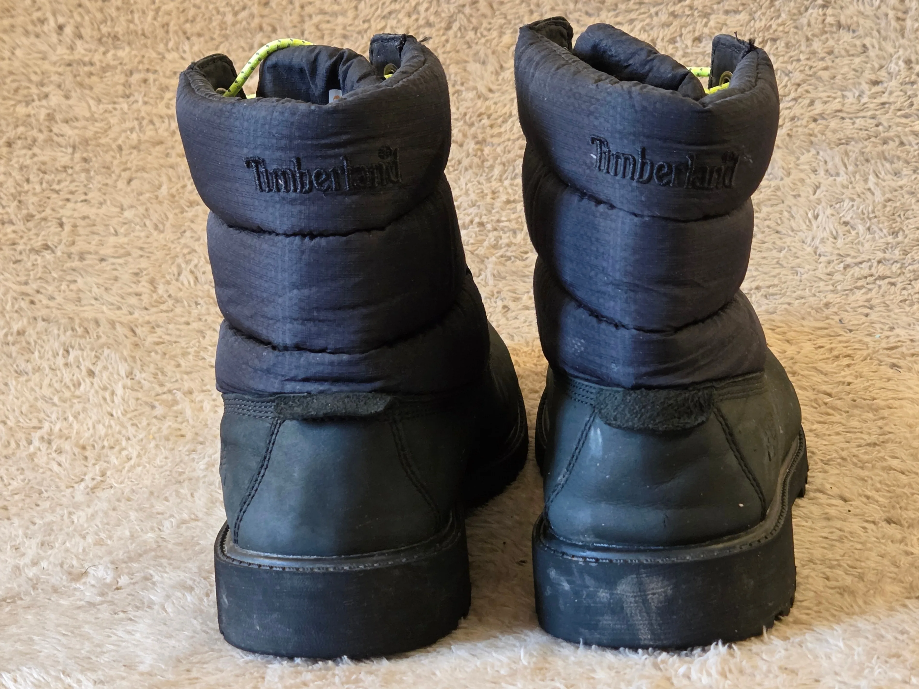 Timberland Kids 6" Puffer Winter Boots, US 7, Black image indicator(4)