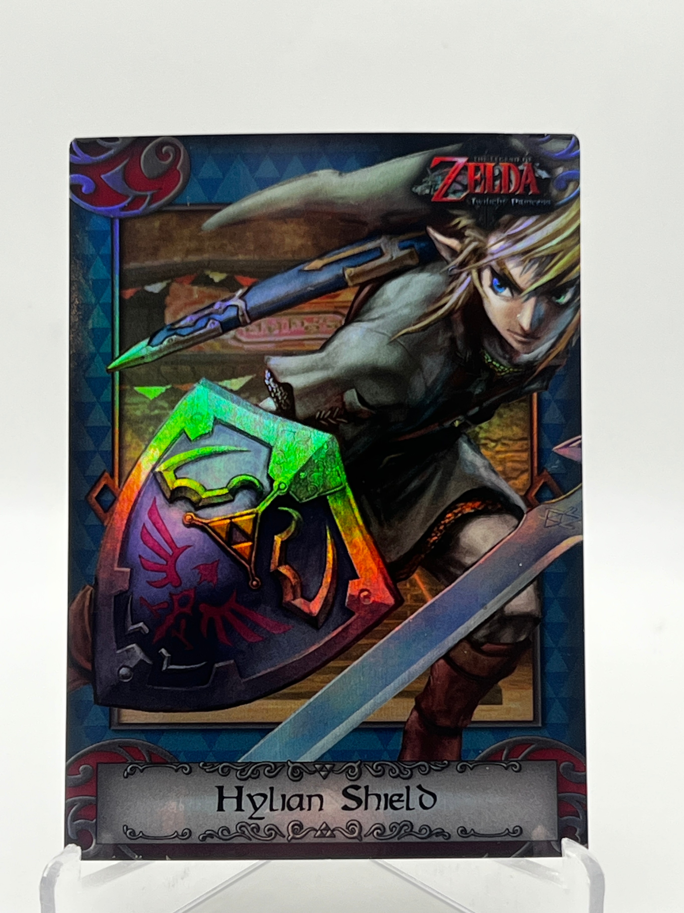 Legend of Zelda Hylian Shield #98 Holo Trading Card M/NM