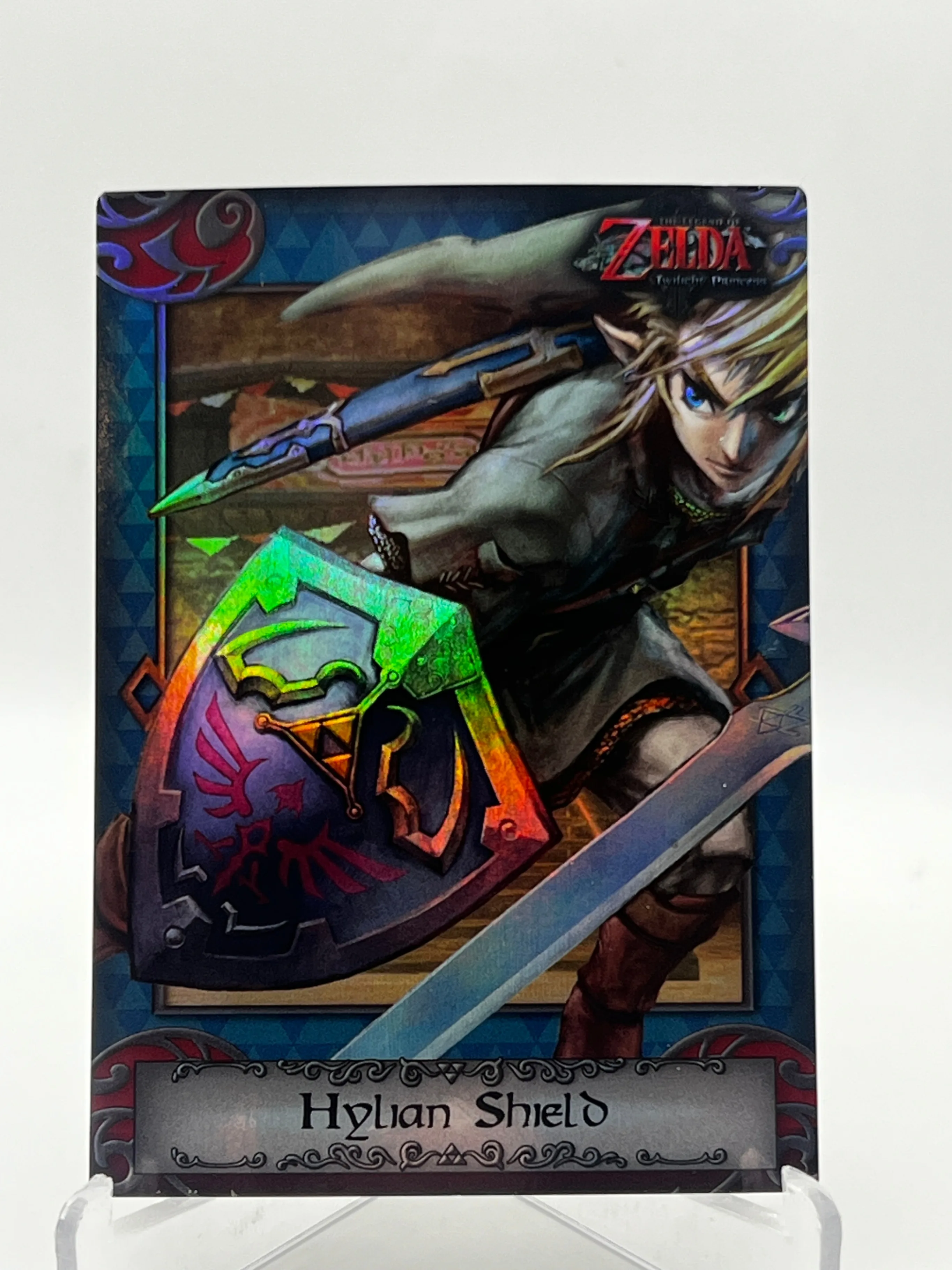 Legend of Zelda Hylian Shield #98 Holo Trading Card M/NM