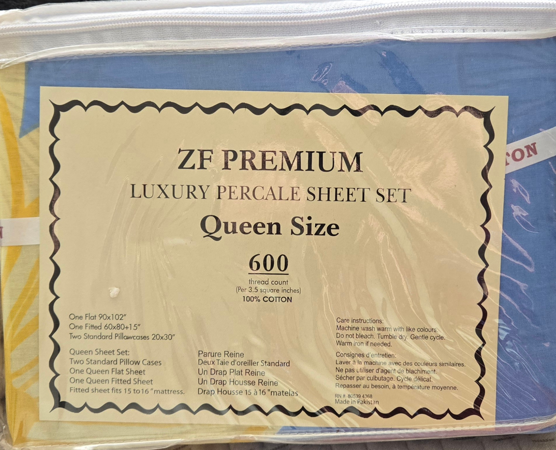 cotton queen size bedsheet set - photo 2