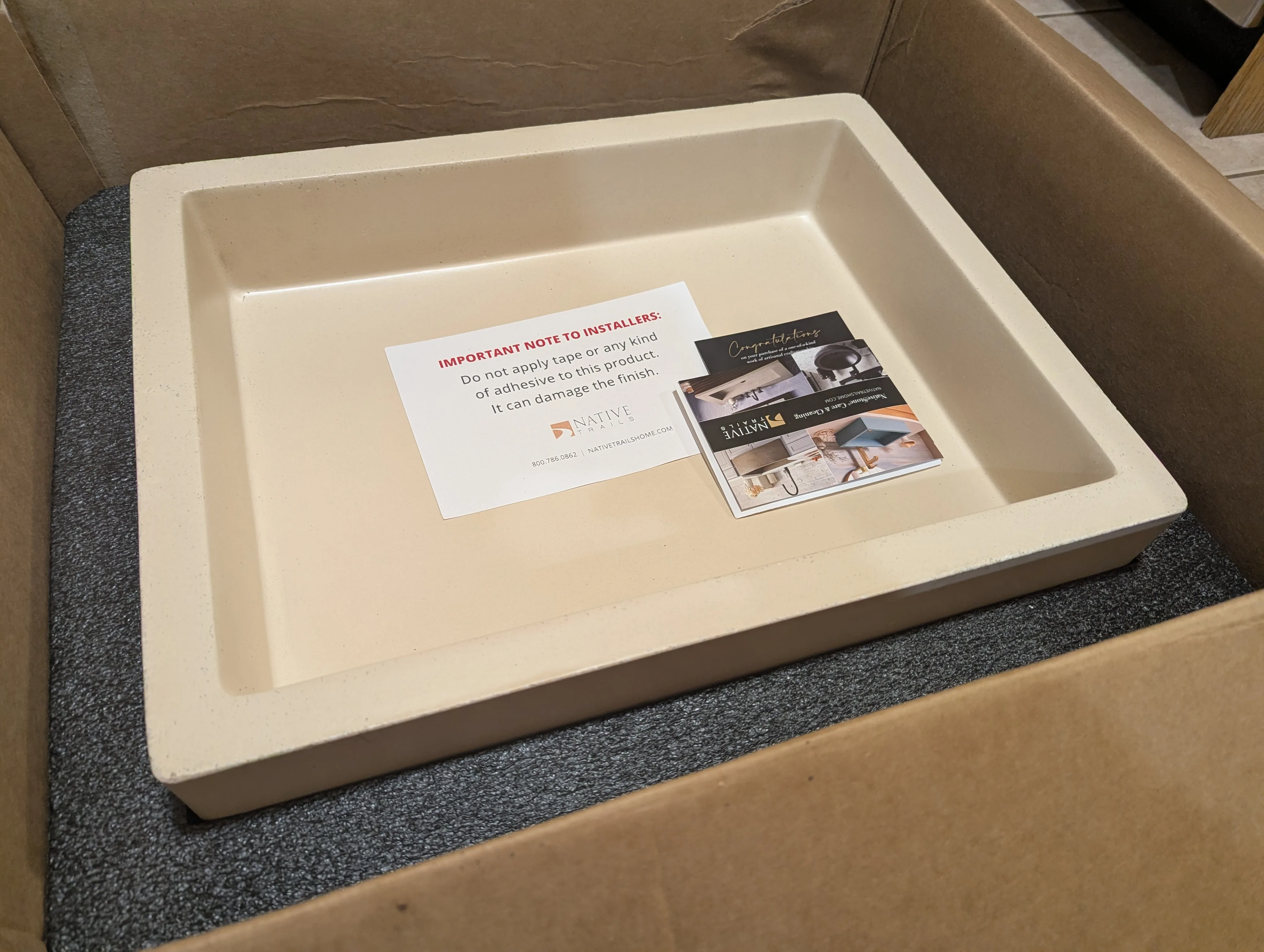 NativeStone Nipomo Concrete Handmade Bathroom Sink image indicator(5)