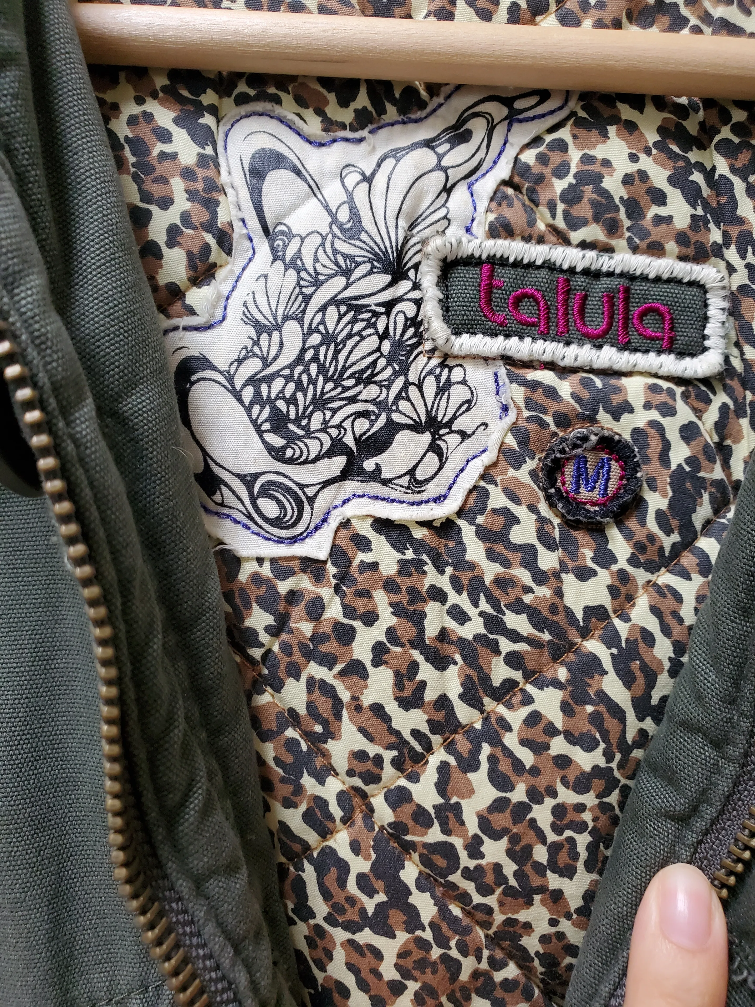 TALULUA - Faux fur trim jacket image indicator(4)