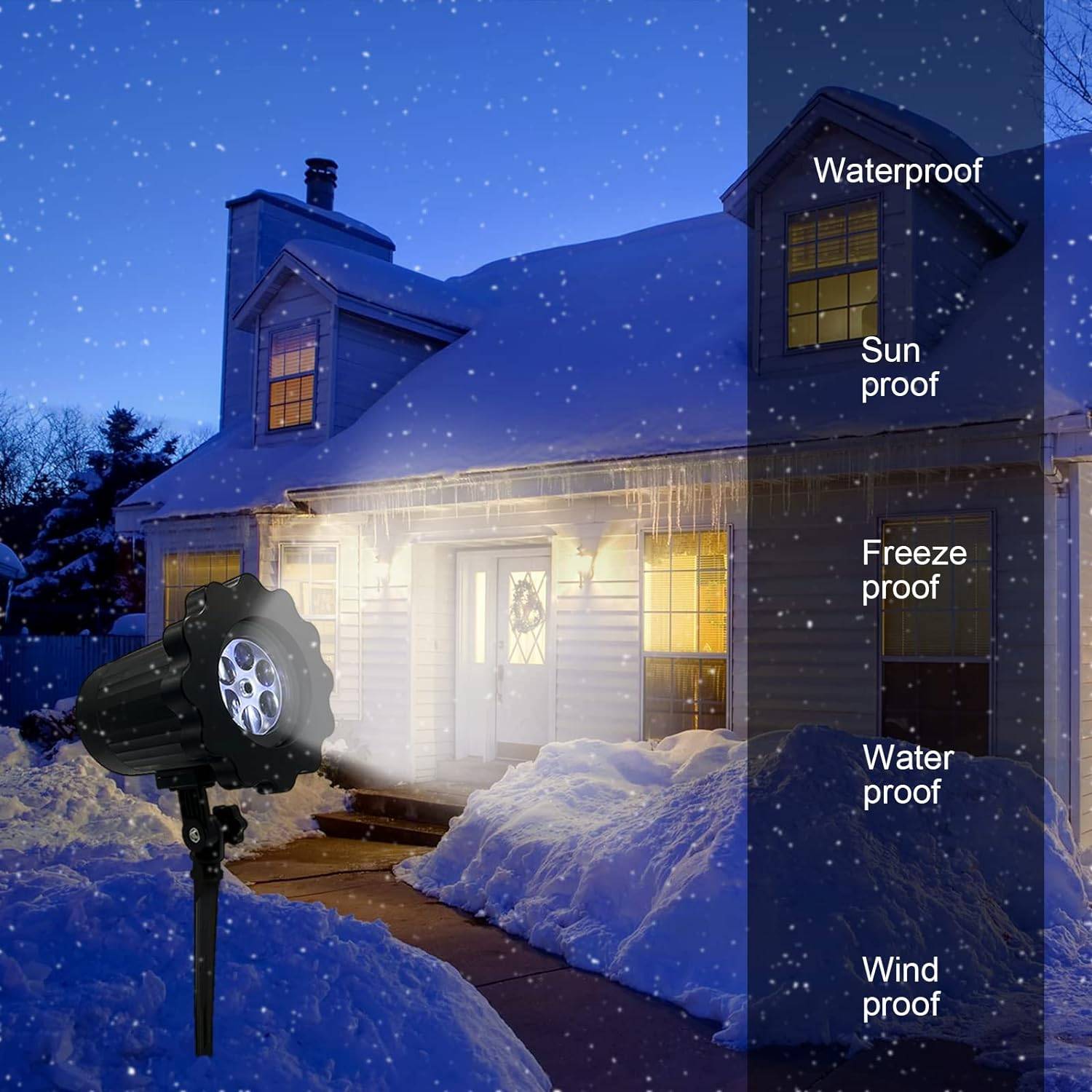 Snowflake Projector Light - Indoor/Outdoor - photo 2