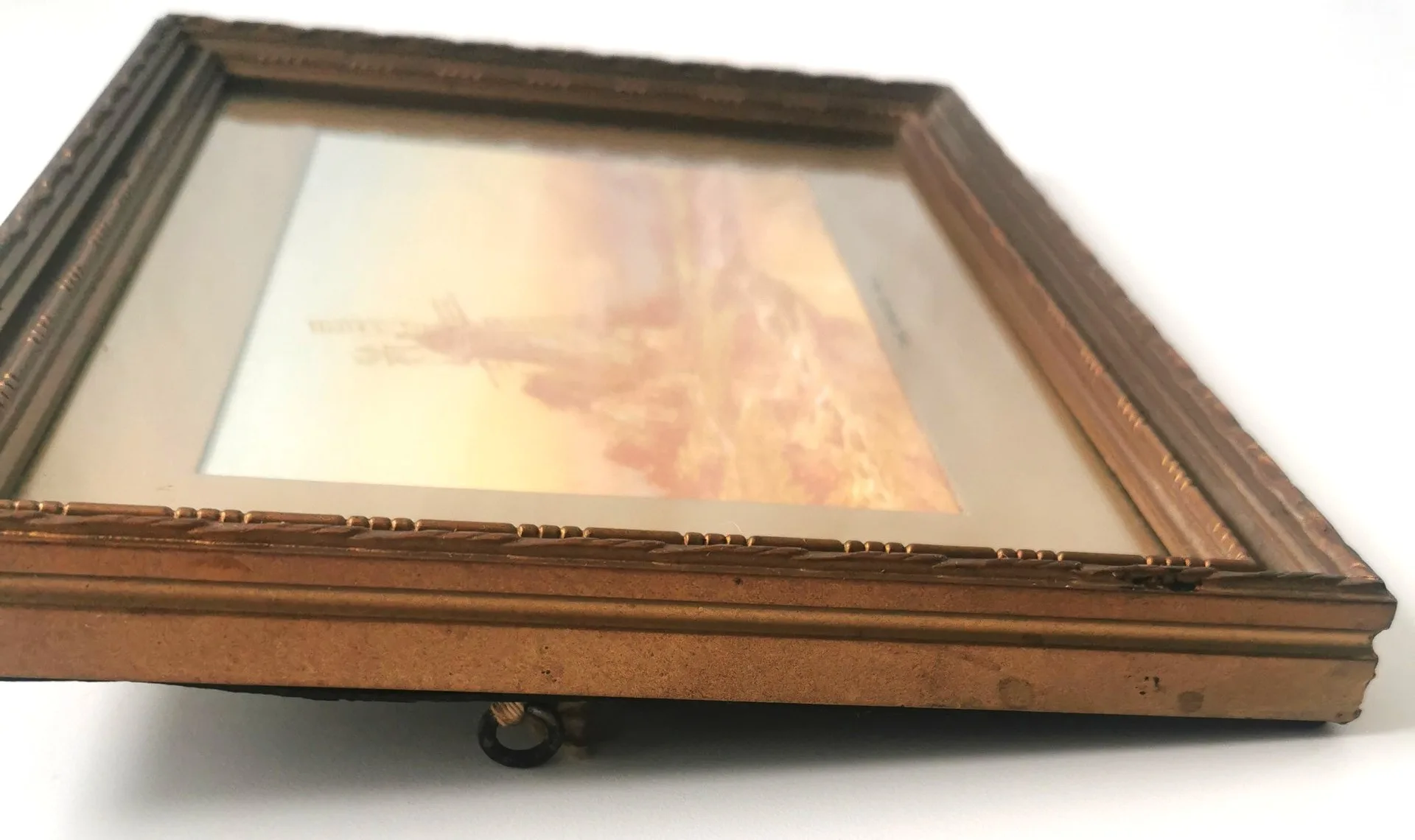 VINTAGE Normill Print "The Broken Mill" #4134 Made in England Mi image indicator(7)