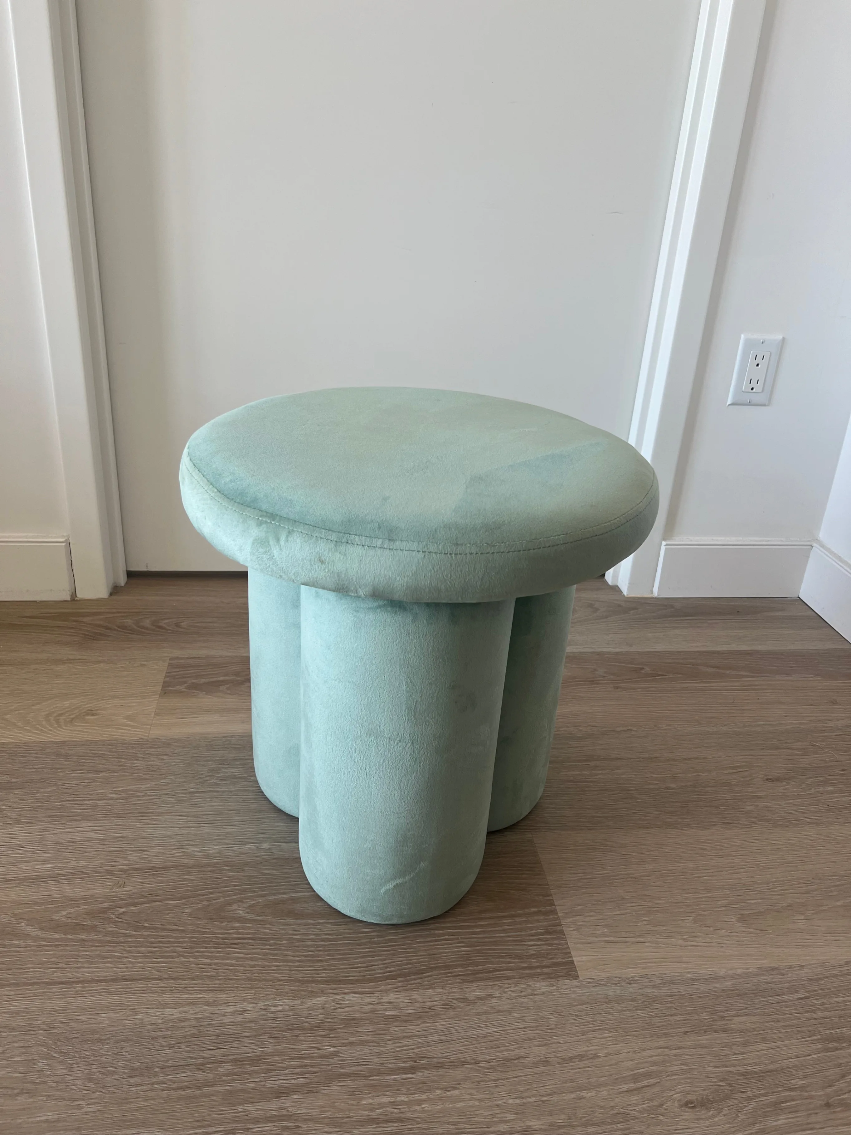 Plush Modern Ottoman / Accent Stool — Great Condition