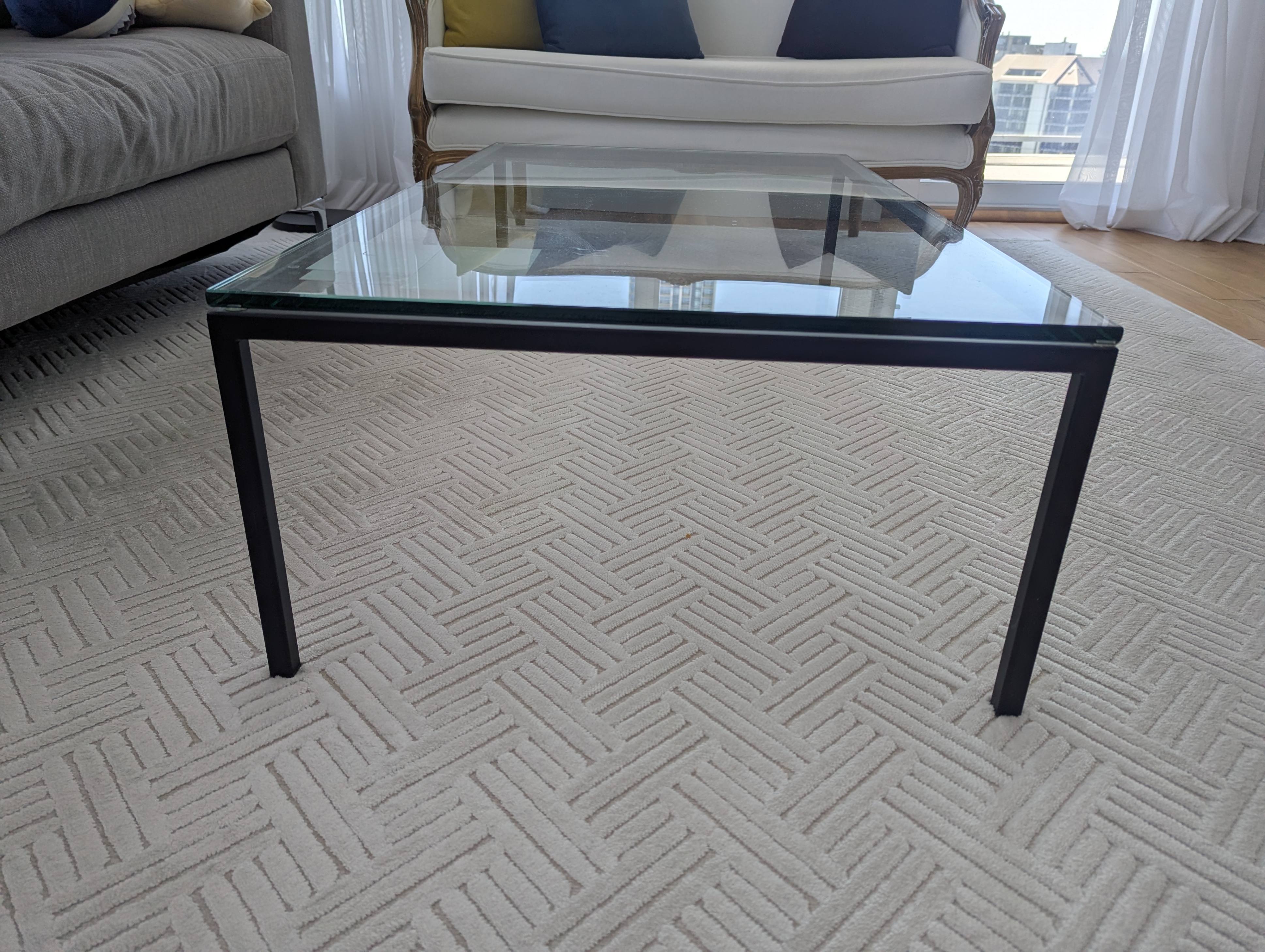 Glass Coffee Table with Black Base from EQ3 - photo 3