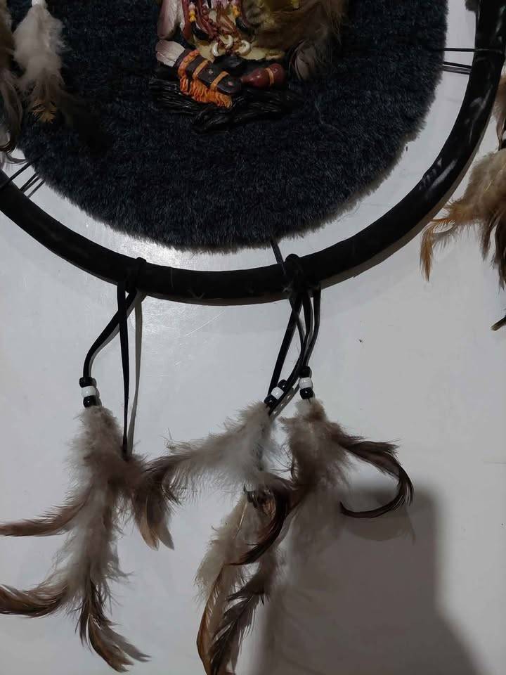 Native American dream catcher decor art 14.5" - photo 2
