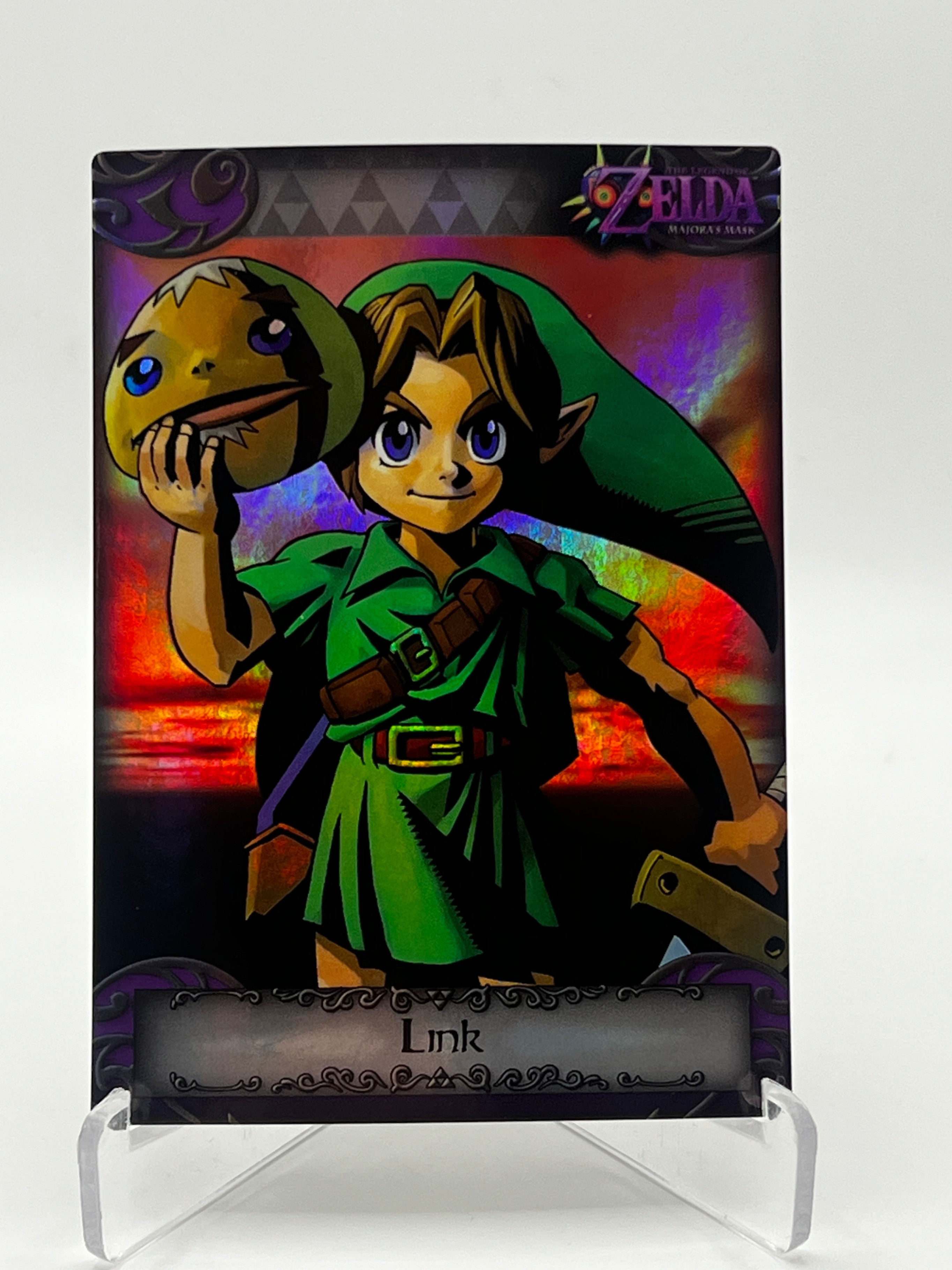 Legend of Zelda Link #92 Holo Trading Card M/NM