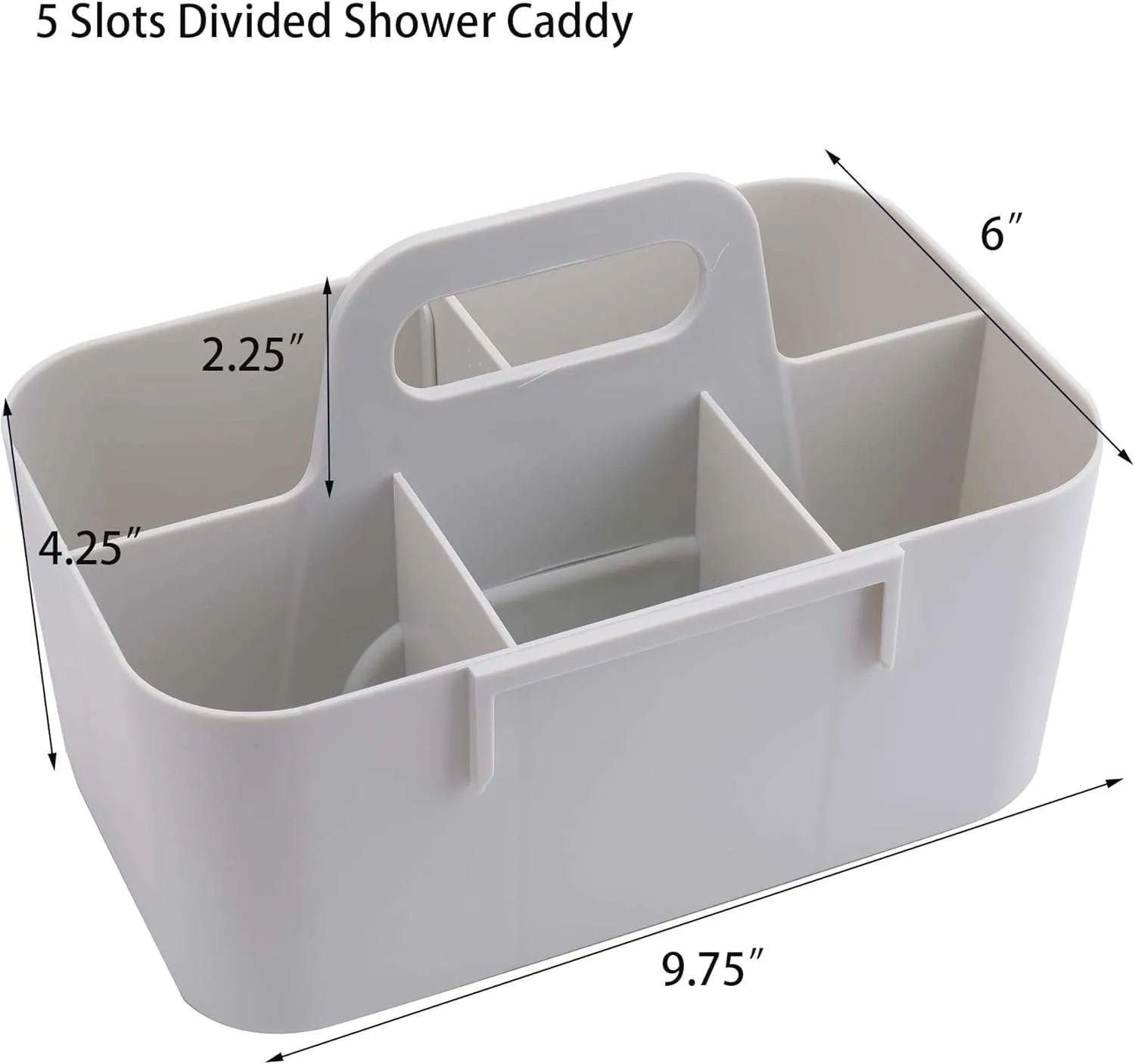 2-Pack Plastic Storage Organizer Caddy image indicator(3)